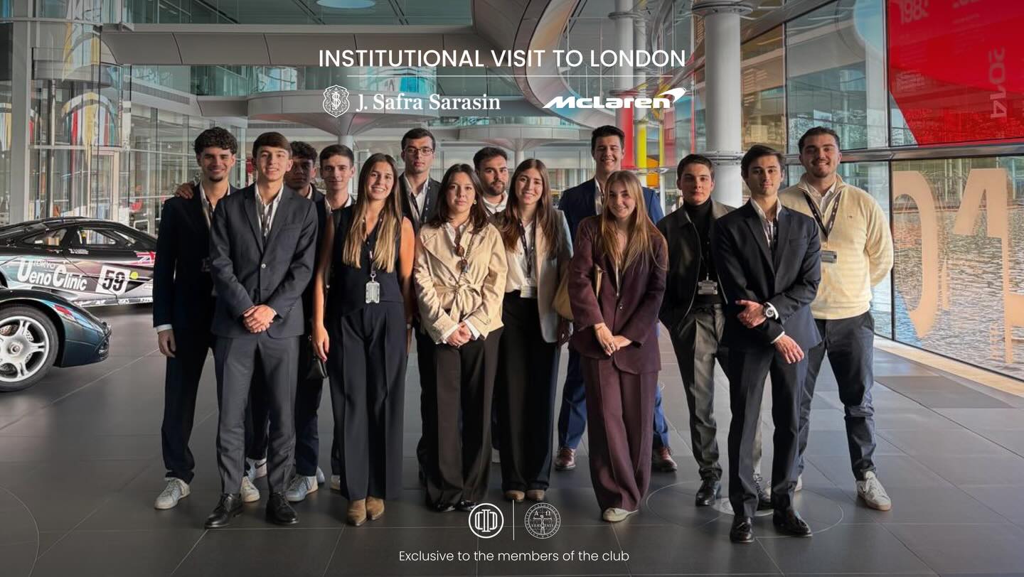 On the 17th and 18th of April, the Católica Porto Investment Club had the privilege of carrying out an institutional visit to London, providing our members with a unique opportunity to engage directly with leading institutions and gain valuable industry exposure.
During the morning, we visited J. Safra Sarasin, where members had the opportunity to gain brief insights into the firm’s approach to private banking, wealth management, and long-term investment strategy, while learning more about its role in the global financial landscape.
In the afternoon, the visit continued at the McLaren Technology Centre, where members explored one of the world’s most iconic innovation hubs, gaining perspective on how technology, performance, and strategic excellence drive success at the highest level.
An enriching experience that reflects our commitment to bringing members closer to excellence, both in finance and beyond.
Católica Porto Investment Club
Your future. Your choice.