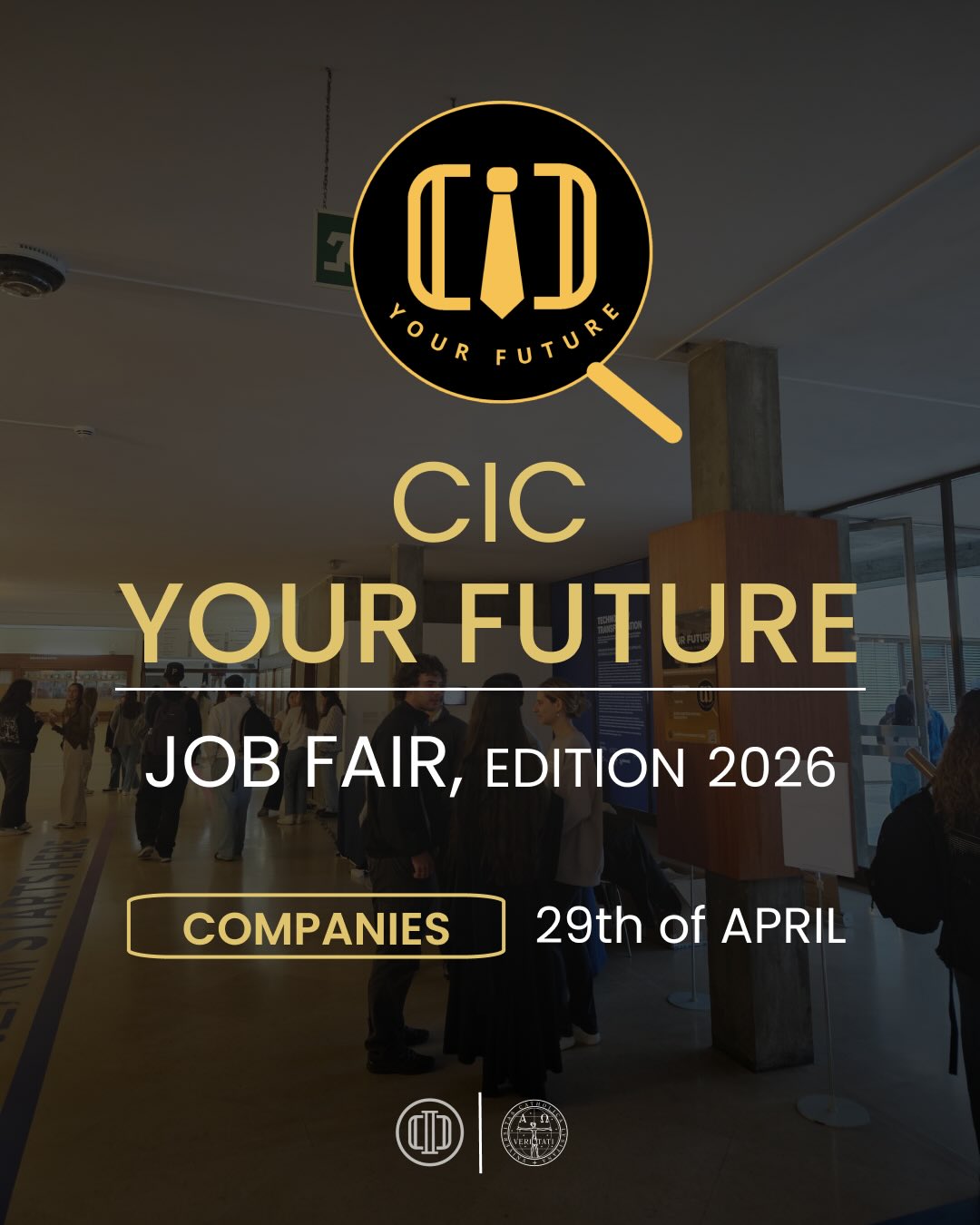We are proud to announce the confirmed companies for the 4th edition of CIC Your Future.
This year, participants will have the opportunity to connect with a highly distinguished group of firms from banking, consulting, audit, recruitment, and corporate finance, including Novo Banco, PwC, BPI, Adecco, Forvis Mazars, EY, Crowe, Grupo Mérito, Clearwater and Future Proof.
Beyond networking and career opportunities, selected companies will also be conducting speed interviews throughout the afternoon, offering students a unique chance to engage directly with recruiters and take a meaningful step towards internships and future professional opportunities.
The speed interviews will take place in Sala Porto, from 14h30 to 17h30, with the participation of Forvis Mazars, Adecco, Crowe, Grupo Mérito, and PwC.
Secure your spot through the registration link in bio.
Stay tuned for more updates in the coming days.
Católica Porto Investment Club
Your future. Your choice.