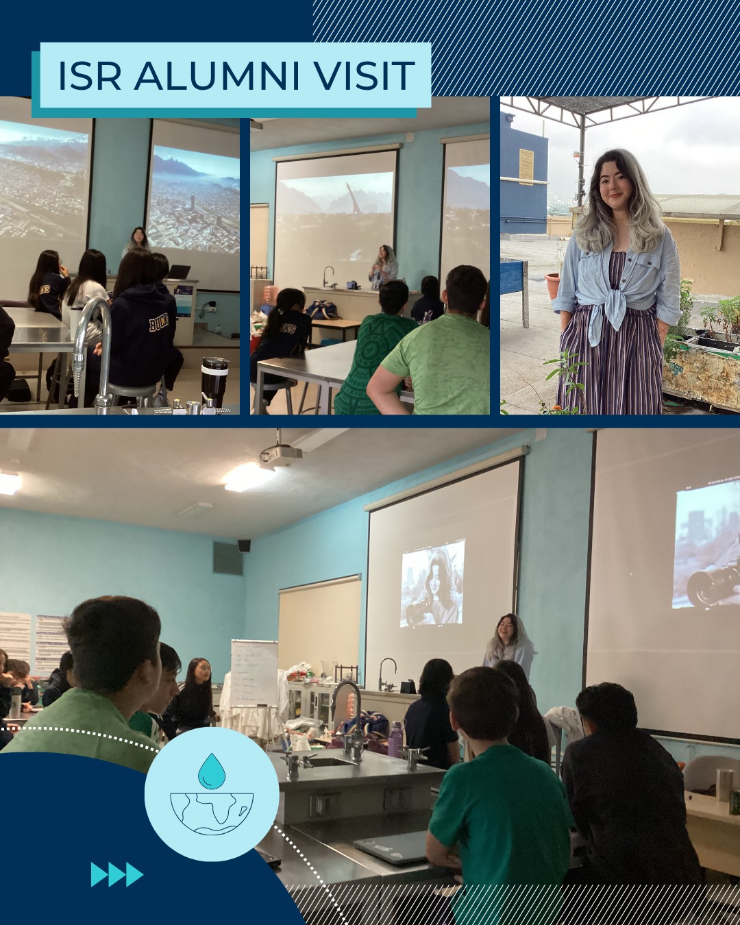 We welcomed Andrea Villarreal, an ISR graduate, who returned to her San Agustín campus to engage the Eco Team in a conversation about her work in the conservation and study of the Santa Catarina River. “We cannot protect what we do not love, and we cannot love what we do not know.” Inspired by Earth Day, we continue taking action every day to care for our common home. 🌎✨ #WeAreISR #EarthDay #ISREcoTeam #EcoSchools