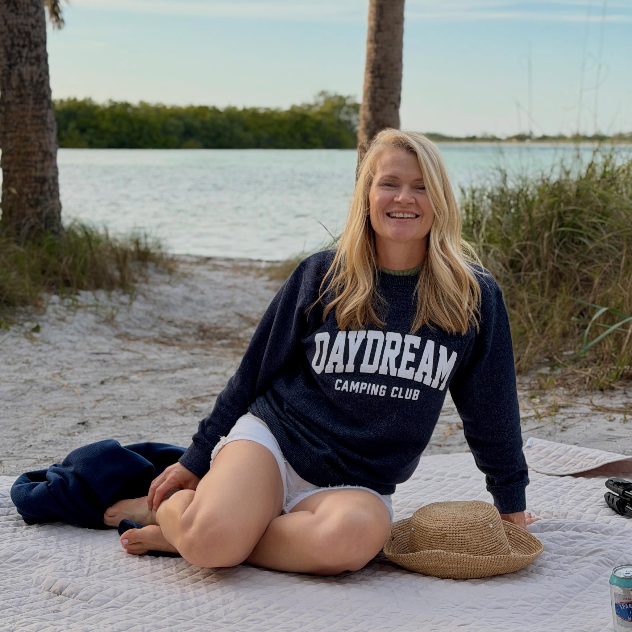 Summer to Remember ’26 Starts This Sunday!
This year’s lineup is one of our favorites. The designs are distinct, fun, and easy to spot from across the campground.
Trish is loving the new navy Daydream sweatshirt… and she even made a Daydream tee to go with it. We also brought back the Champion zip hoodie after all the requests last year.
And then there’s KYD’s 250 Commemorative Edition… a one-time design to mark America’s 250th. This one’s a little different, and we think it turned out pretty great.
This Sunday 🙌
