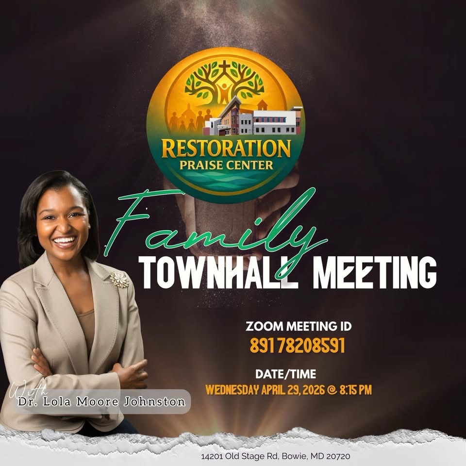Hi Family,
Please join us today, Wednesday, April 29, 2026, at 8:15 PM, immediately following Bible Study, for a special Town Hall Meeting. You may attend in person or via Zoom (the Zoom link is available in our bio). God’s rich blessings.
- RPC Pastoral Team