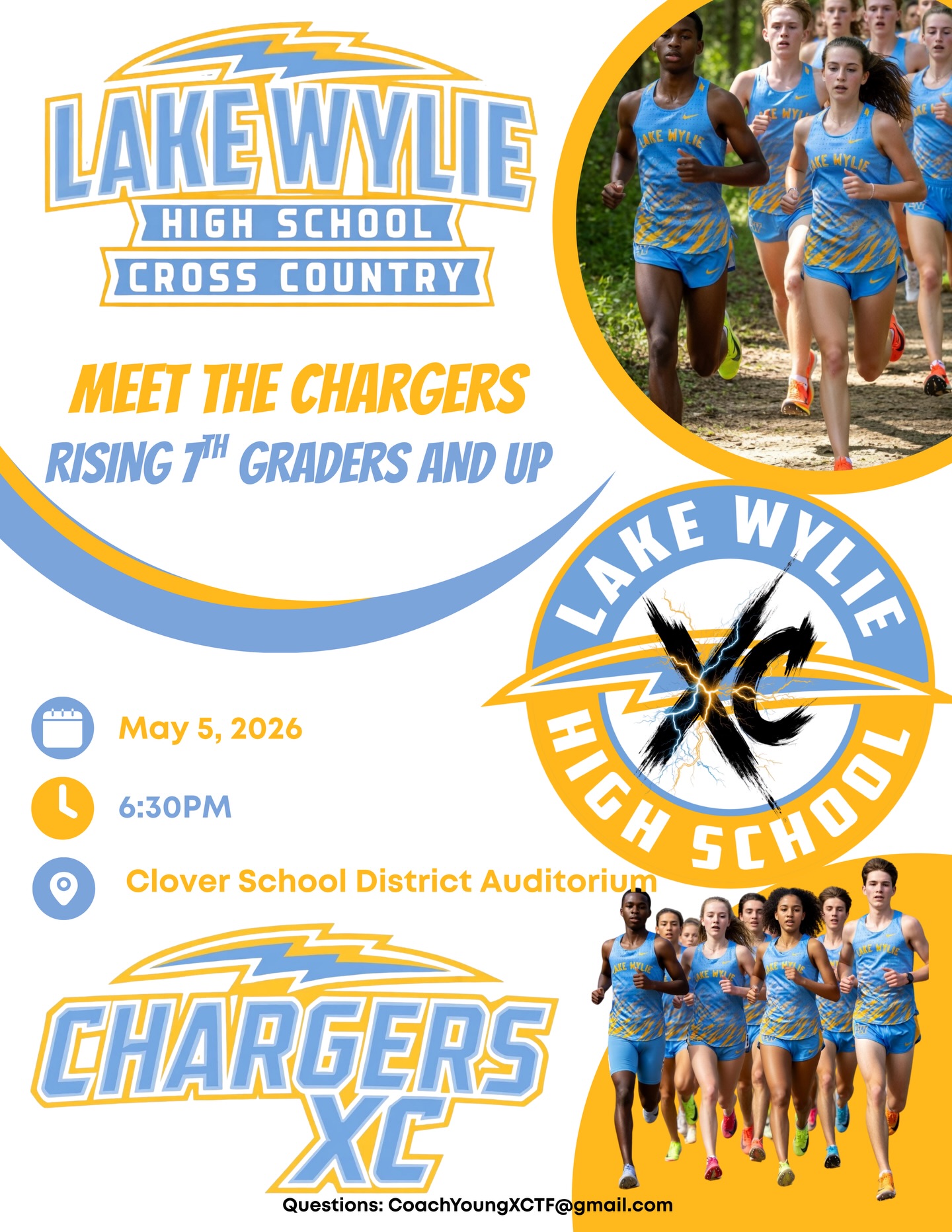 Save the date! Meet the Chargers on May 5th at 6:30PM!
