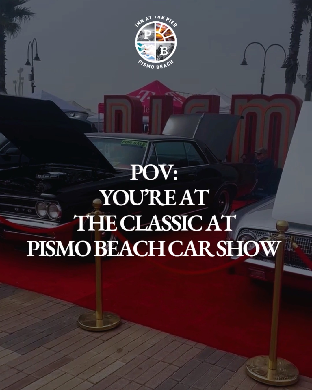 Rev up your weekend… it’s Classic Car time. 🚗✨
.
POV: You booked your stay at Inn at the Pier during the Classic at Pismo Beach Car Show—aka one of the biggest car shows on the West Coast.
.
Friday: Check in, drop your bags, and walk straight into downtown Pismo Beach where classic cars, live music, and vendors take over the streets. Grab lunch + cocktails at Cypress Beach House Rooftop Pool & Bar before heading back out to explore. 🍹
.
Saturday: Coffee → car spotting → repeat. Spend the day admiring hundreds of vintage rides, then don’t miss the iconic evening cruise rolling through downtown. 🌅
.
Sunday: One last stroll through the show, soak in the ocean views, and wrap up the weekend with your favorite finds (and maybe a few new dream cars).
.
The best part? You’re staying steps from it all—no stress, just good vibes and even better views. 👏🌊