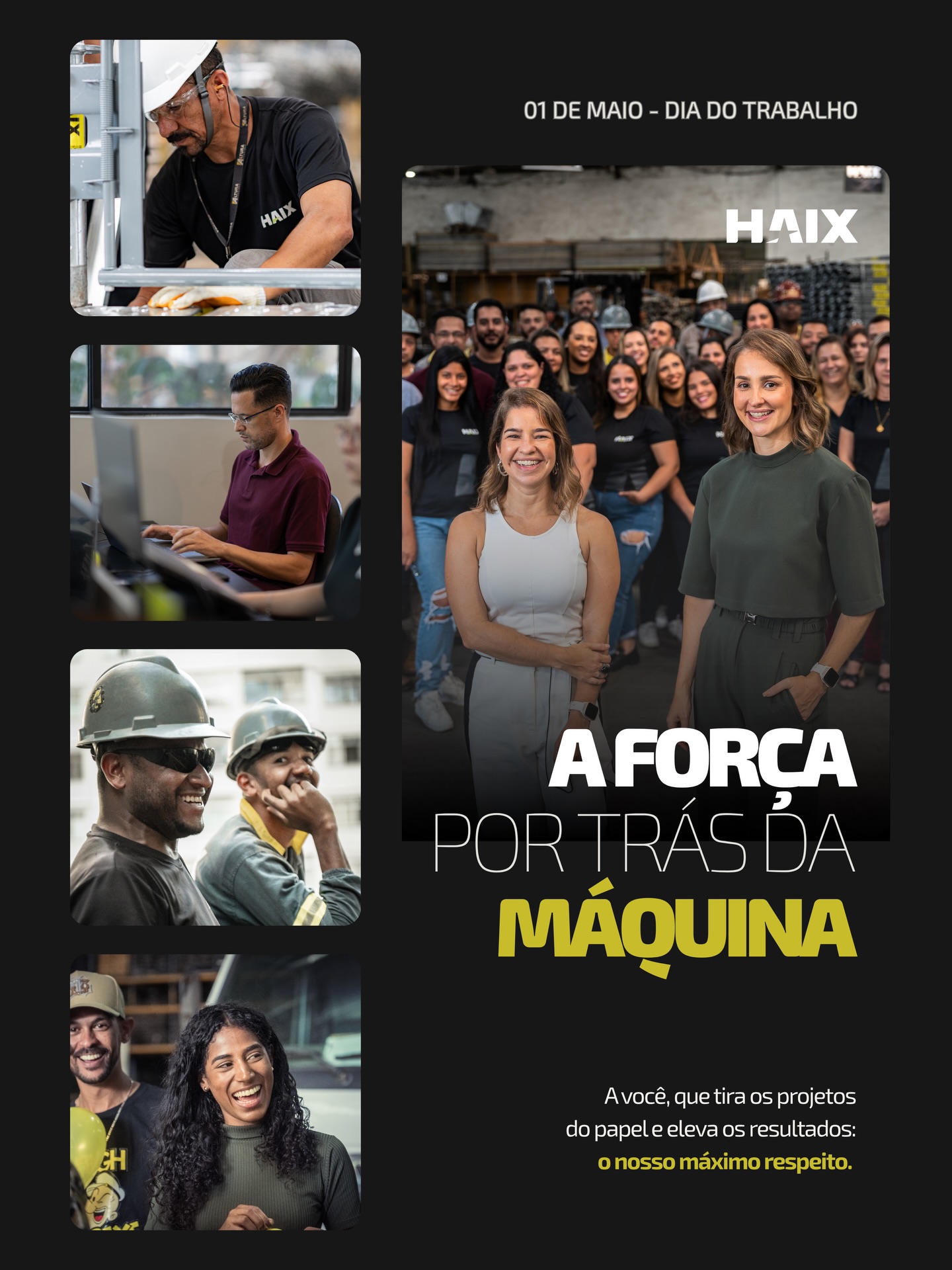 O ferro e a tecnologia não constroem nada sozinhos. A verdadeira estrutura de qualquer obra é o suor, a técnica e a dedicação de quem está na linha de frente.
Neste Dia do Trabalho, a HAIX Rental celebra não apenas a força das nossas máquinas, mas a competência das pessoas que fazem a nossa engrenagem e a do país girarem todos os dias.
A você, que tira os projetos do papel e eleva os resultados: o nosso máximo respeito.
#diadotrabalho #HAIXRental #B2H #engenhariacivil #linhadefrente locacaomulticategoria