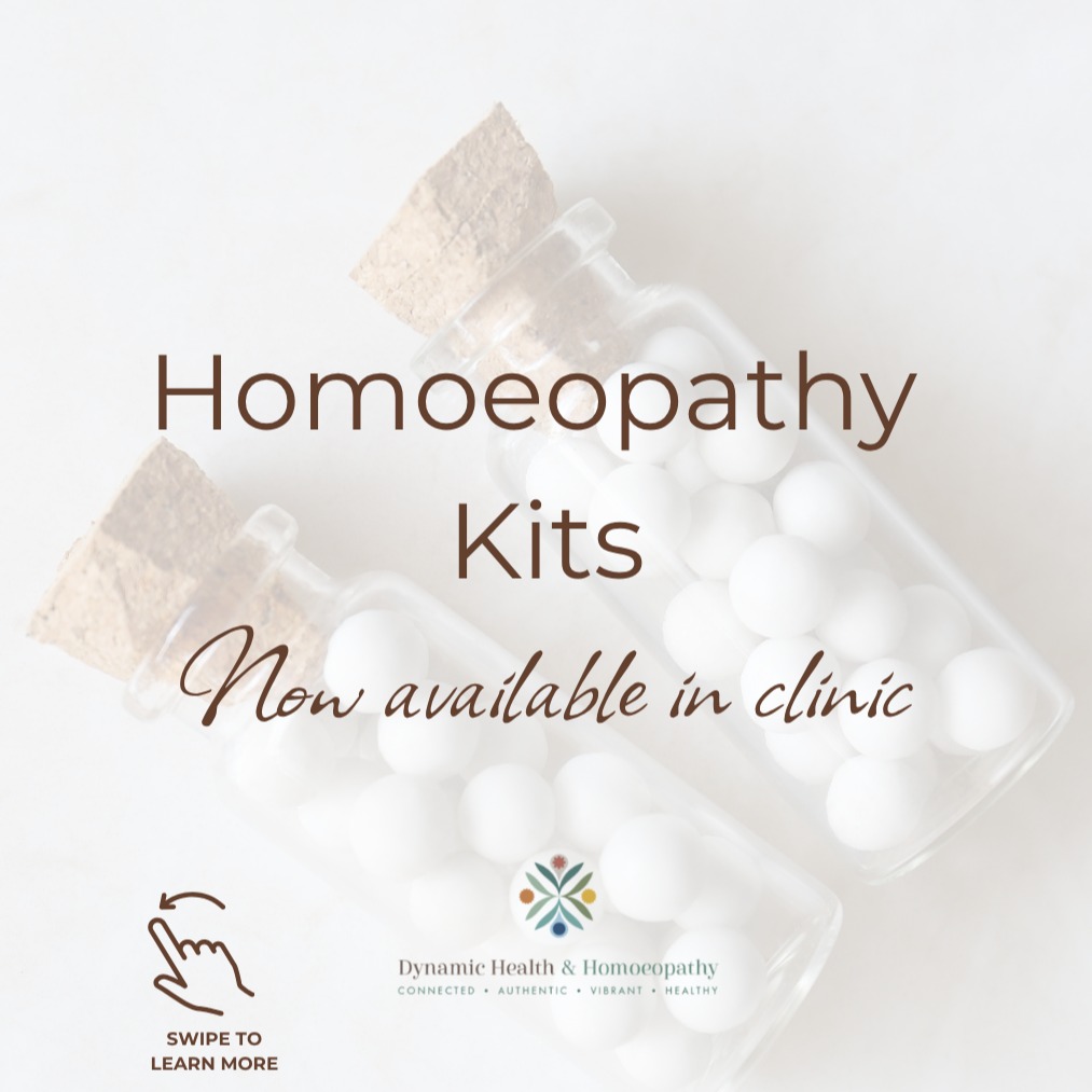 New arrival in clinic - Homoeopathy Kits by @dynamichealthhomoeopathy!
We’re excited to now offer these carefully designed kits, perfect for anyone seeking a safe, gentle (yet effective) approach to managing acute conditions. Suitable for adults, children, and even pets, they make a valuable addition to any home.
Homoeopathy is based on the principle of “like cures like,” using highly diluted natural substances to help stimulate the body’s own healing response. Each kit includes an easy-to-follow instructional pamphlet to guide you.
Drop a 🌿if you love Homeopathy!