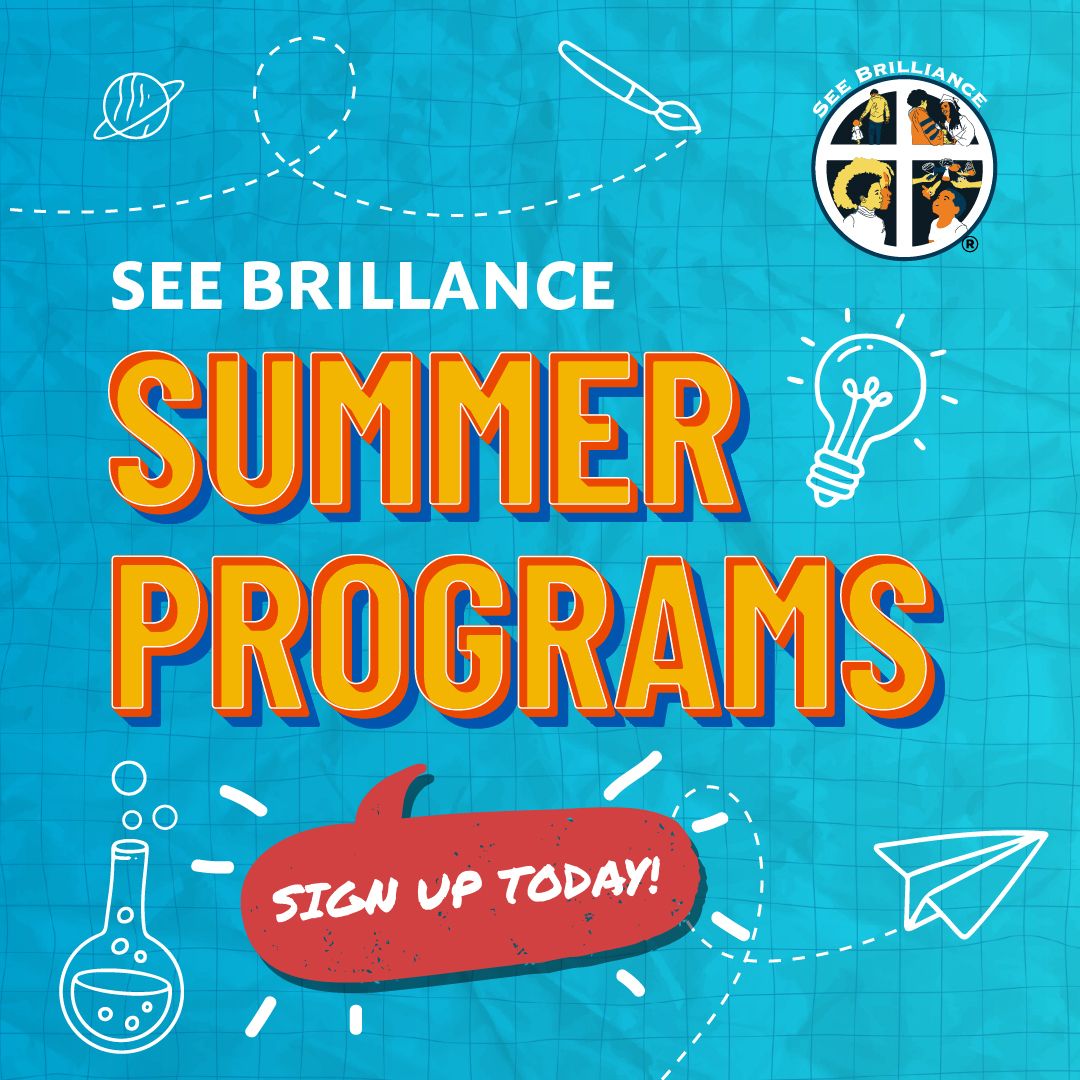 Summer with See Brilliance is here. Registration using the link in our bio and on our website! From June 22 through August 14, we’ll be hosting exciting evening STEAM experiences packed with hands-on learning, creativity, and fun. Each week features a different theme, and every night brings a brand new activity, giving youth opportunities to explore, create, and stay connected all summer long. We are running programming starting at 4 pm to help fill the gap when kids may be getting out of camps and still need a safe space to go!
These experiences are designed to be engaging, meaningful, and flexible for families, so you can register à la carte based on the dates and activities that best fit your schedule. Spots are limited, so we encourage early registration and would love your help spreading the word so more youth can experience the power of STEAM this summer! #SeeBrilliance #SummerSTEAM #HandsOnLearning #YouthPrograms #CommunityImpact