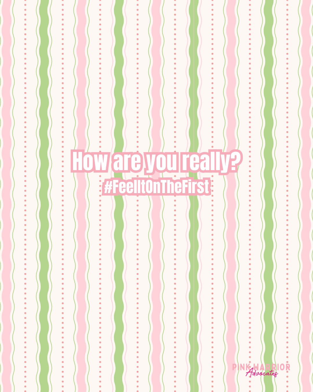 May is Mental Health Awareness Month. 💚
Start the month with a check-in. How are you really?
Take care of your mind and don’t forget your body.
#FeelItOnTheFirst 💗 Do your self-exam today.
You deserve care from every angle.