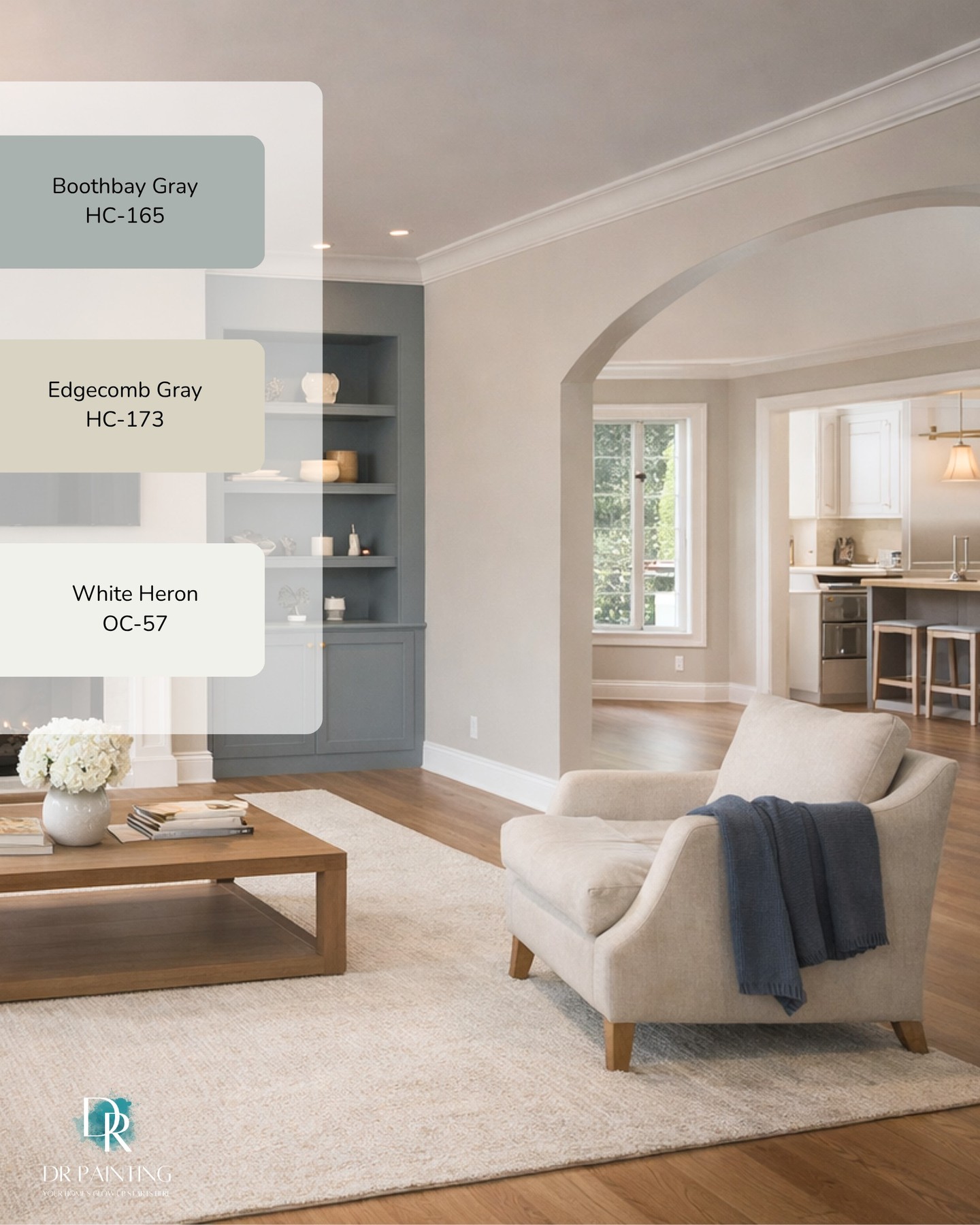 Some colours hold steady no matter how the light changes.
Edgecomb Gray HC-173 by Benjamin Moore is one we come back to often, it sits right between warm and soft neutral, which makes it easy to live with across different rooms and lighting conditions.
In April, when daylight gets brighter and lasts longer, colours like this tend to stay balanced instead of shifting too warm or too cool.
#DrPaintingLtd #benjaminmoore #edgecombgray #interiorpainting #paintinspiration #yegbusiness #homedesign