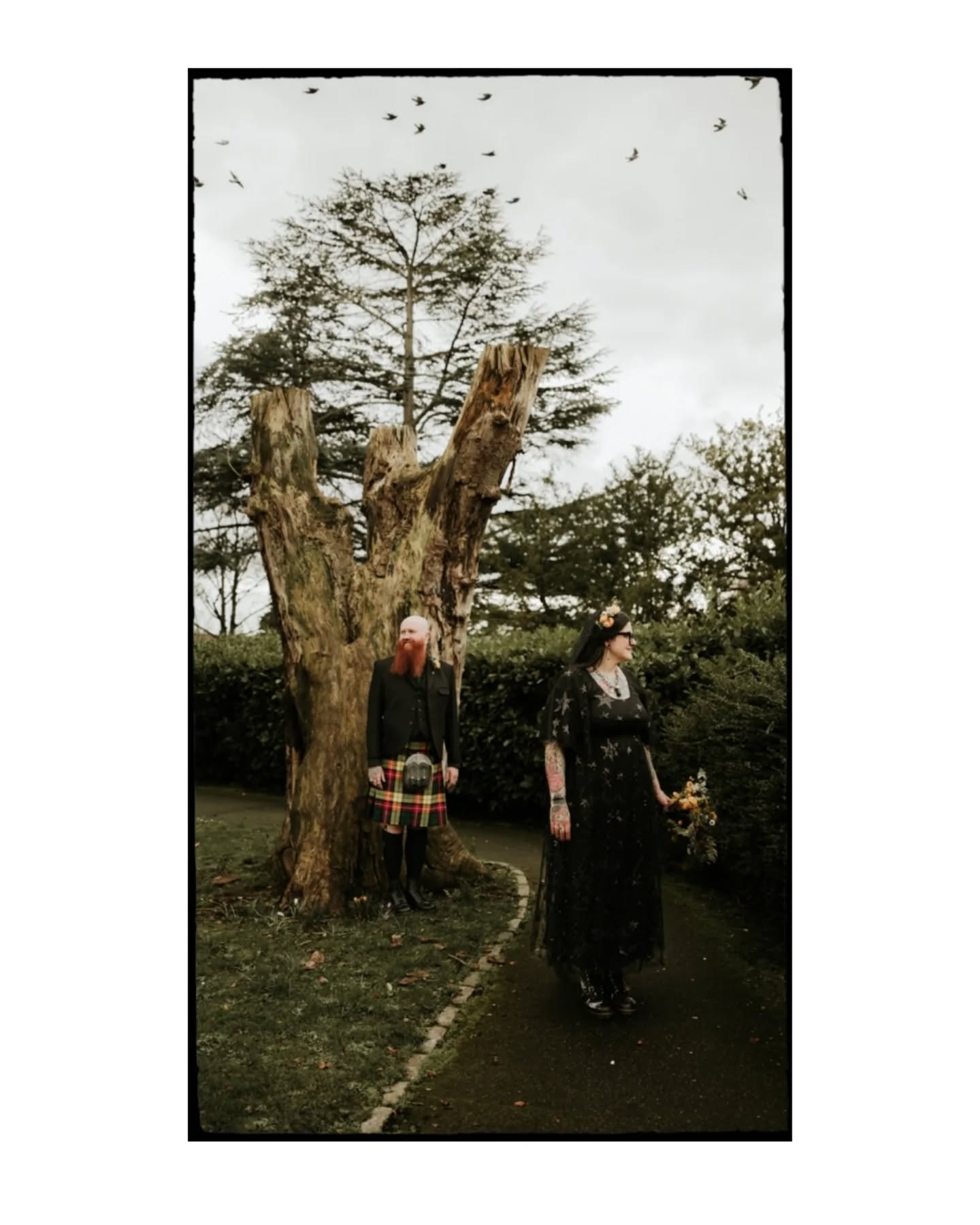 Laura & James' alternative meets Scottish London wedding at Tudor Barn. Their day was unapologetically them, with an unsurprising abundance of love from each and every one of their 120 guests. Their photos were all about having fun and embracing their energy and love for one another. What a day to have been a part of!