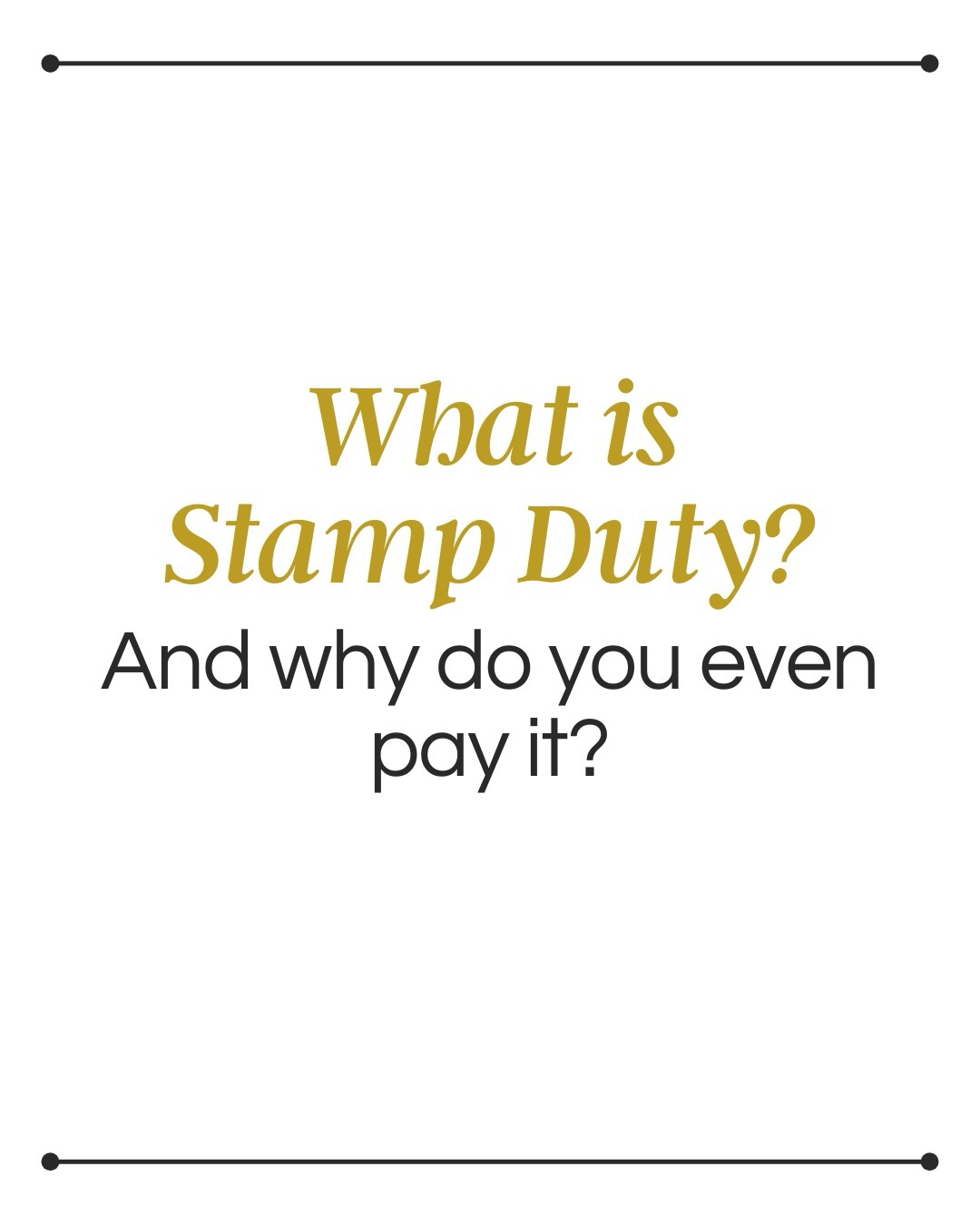 A good deal isn’t just about the price you negotiate—
it’s about the costs you anticipate.
Stamp duty is one of the most overlooked, and one of the most important.