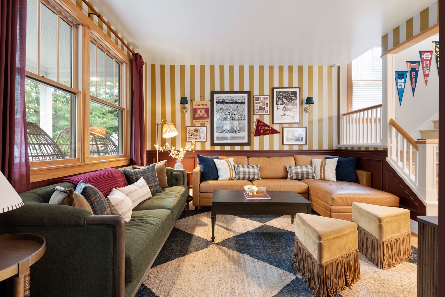 Just minutes from the University of Minnesota, The Gopher House is set up for it all 🏈
Game days, group stays, and weekends with friends.
Complete with a private gym, sauna, cozy hangout spaces, and a backyard made for summer nights.
Rental Property: @thegopherhouse
Photography: @spacecrafting_photography