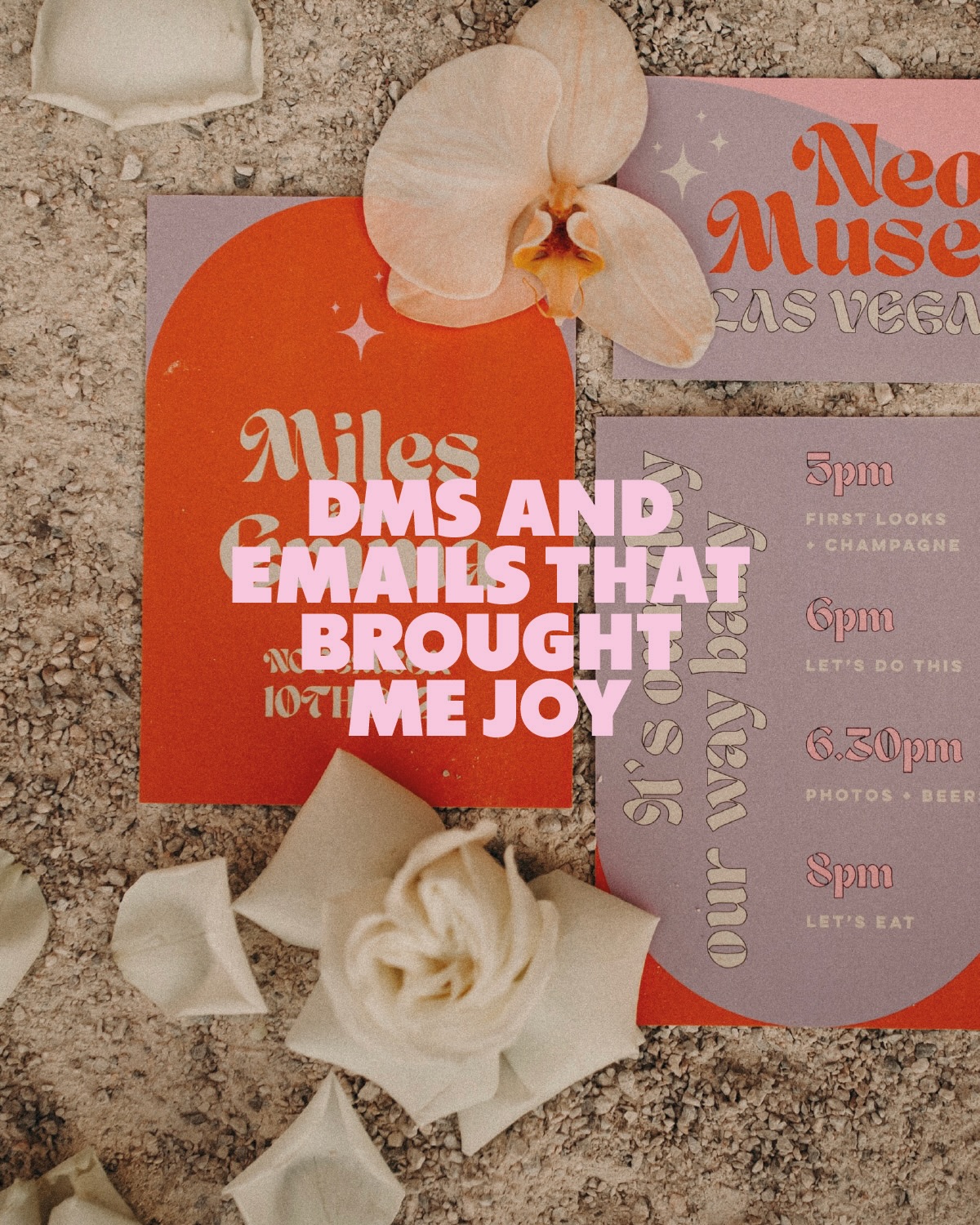 Enthusiastic, joyful, love-filled emails + dm’s are always more than welcome here 🫶🏽
.
.
.
#weddinginvites #onthedaystationery #savethedates #weddingtabledecor