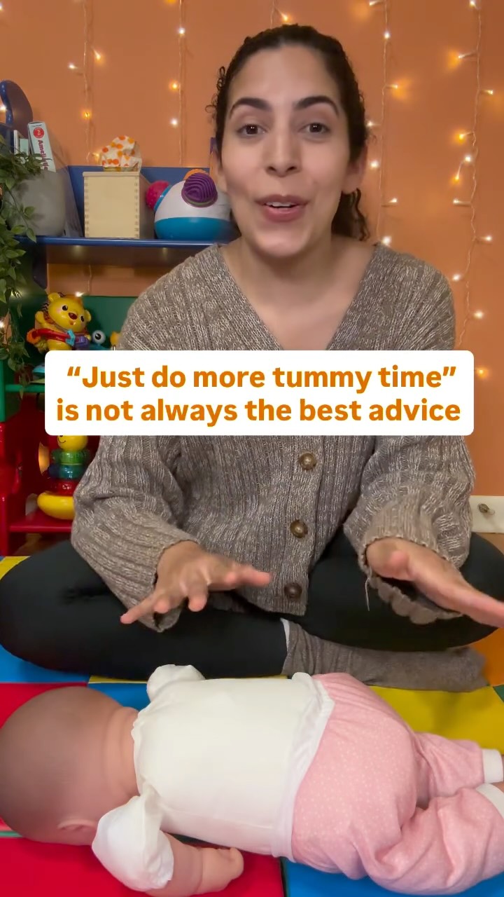 Why “Just do more tummy time” is bad advice. 🚩
If your baby is face-planting or swimming with their arms back, more time on the floor isn’t the answer
If they aren’t getting those elbows under their shoulders, they aren’t building the specific muscles needed for rolling and crawling later.
Stop counting the minutes and start looking at the mechanics. 🚀
Try the “tucked elbow” trick I show in this video.
✨ Stop the spiral and start the plan.
Comment “MILESTONES” for my FREE Motor Milestone Roadmap Guide!
#baby #milestones #newmom #physical therapy