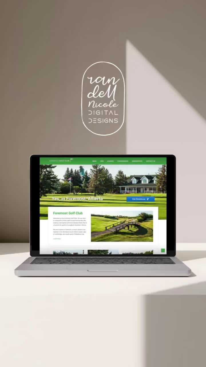 Website Revamped!
-
Check out the new website for Foremost Golf Club
Revamped with a fresh look, quicker connection to calling in and staying updated on their tournaments and league nights!
www.foremostgolfclub.ca
-
Want to refresh your site? Shoot a message and let’s discuss your new vision!
#randellnicoledesigns #femaleentrepreneur #websitedesigner #smallbusinesssupport #websitedesign #websitedevelopment
