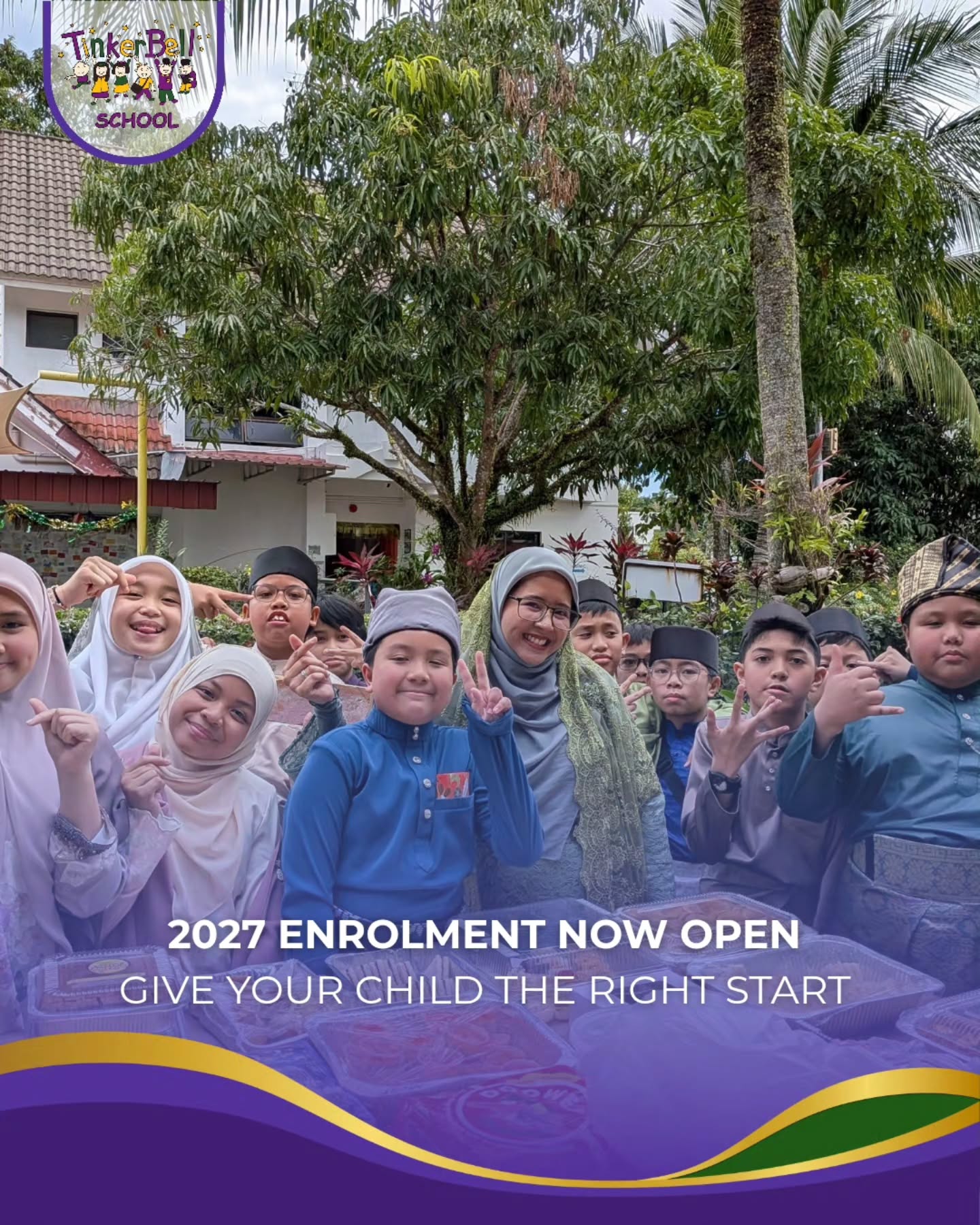 2027 Enrolments Are Now Open š
At Tinkerbell Learning School, we believe every child deserves a space where they feel confident, supported, and inspired to grow.
From our nurturing preschool environment to our strong primary foundation, we focus on developing not just academic skills, but independence, curiosity, and character.
⨠Supportive and caring environment
⨠Individual attention
⨠Holistic development
š© Limited spaces available for 2027
Enquire now via call, text or email.
š± +673 866 8286 / 2330950
š§ admin@tinkerbellschool.com
š www.tinkerbellschool.comā