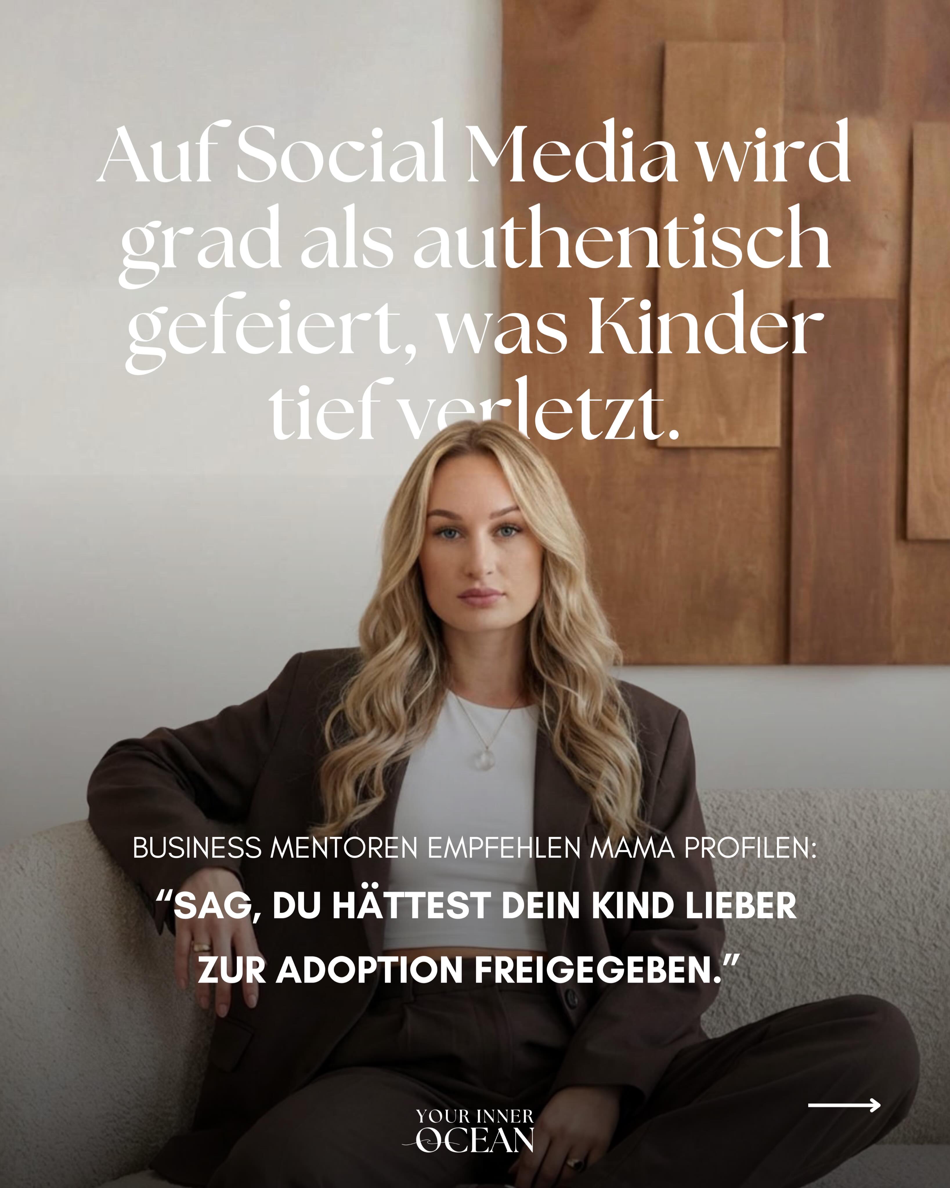 Sätze wie „hätte ich dich mal früher zur Adoption freigegeben”, „passt du mit 9 eigentlich noch in die Babyklappe?” oder „wenn du nicht hörst, kommst du ins Heim” sind keine harmlosen Sprüche. Auch wenn sie nicht so gemeint sind & danach wieder relativiert werden…Ein Kind hört das anders. Es aktiviert dabei buchstäblich Todesangst(!), weil das Dazugehören, das Gehalten werden, instinktiv überlebenswichtig ist.
Solche Sätze sollten wir nicht leichtfertig sagen & schon gar nicht als Social Media Trend normalisieren.
Was ich mir wünsche ist eine Elternschaft die bewusst ist & entlastet. Eine in der wir uns viel eher fragen: was spiegelt mir mein Kind gerade eigentlich, welche Bedürfnisse von mir wurden so lange übersehen?
Kinder sind so ein krasser Spiegel & wenn wir es zulassen auch kleine Lehrmeister.
Wenn du spürst dass da was in dir ist, das endlich angeschaut werden will, bin ich da. 3 intensive Monate im 1:1 mit mir. 🤎
Schreib mir „Info”.
#innereskind #innerekindarbeit #tiefenpsychologie #glaubenssätze #hypnose
