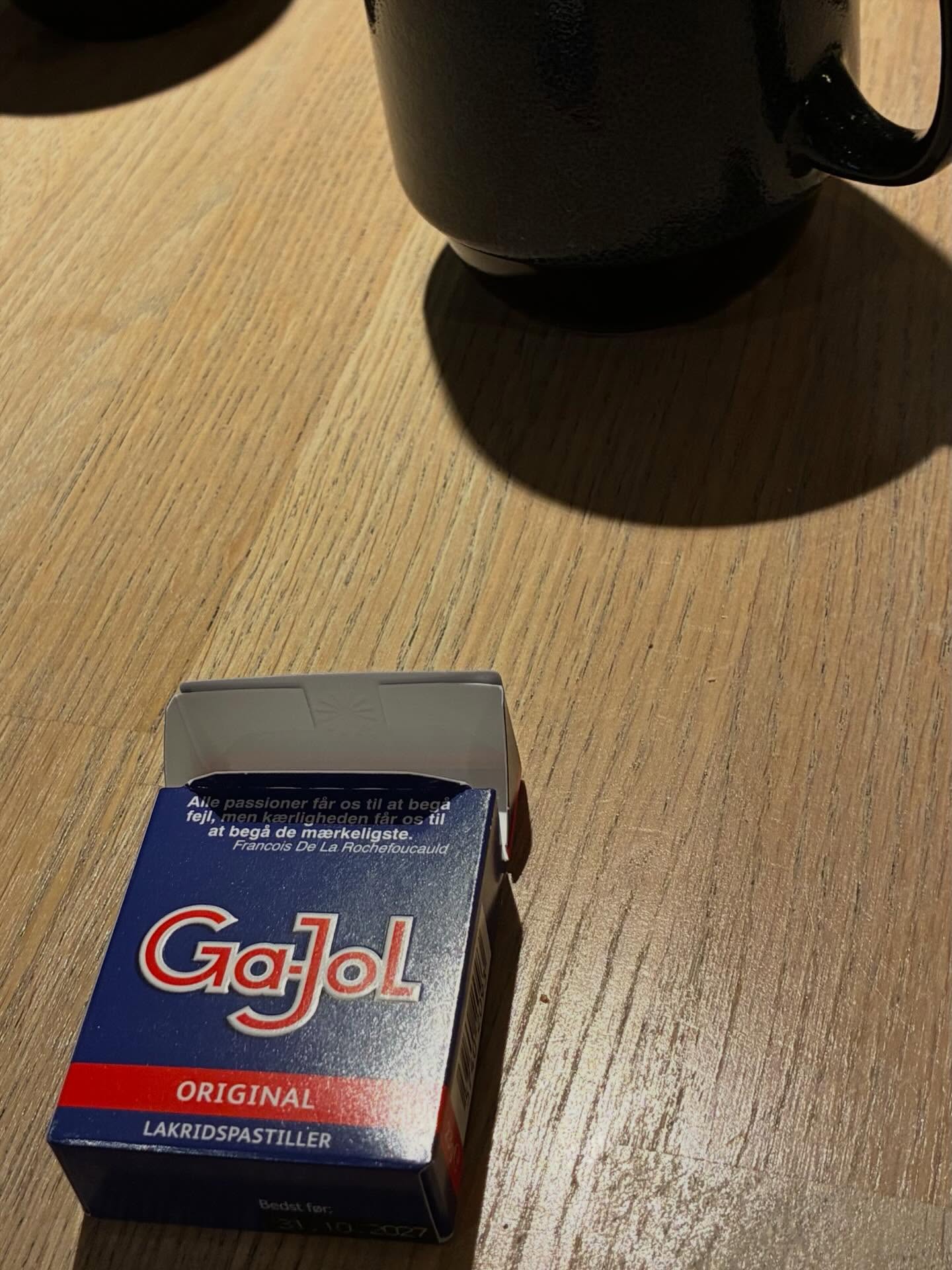 A nice strong Danish licorice #gajol