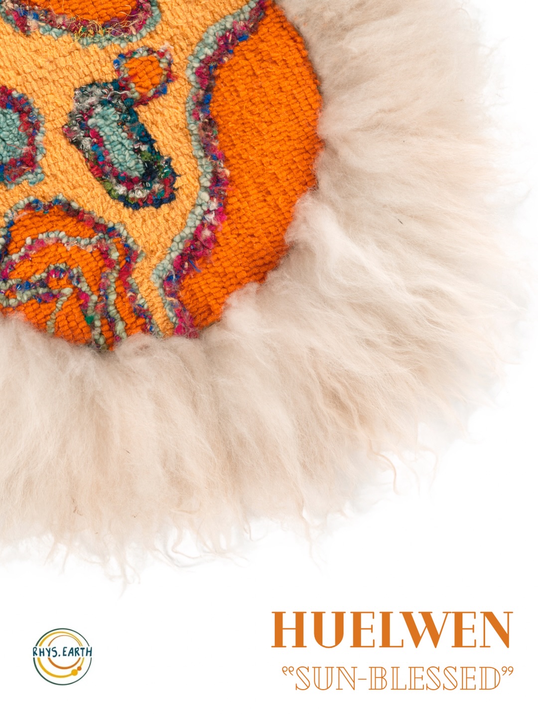 Huelwen 🌞meaning “sunblessed” in Welsh, is a contemporary interpretation of skinnfeller, a traditional Nordic folk art using decorated sheepskin for bedding and clothing. Created entirely from materials out the waste stream, with Huelwen I continue ancestral practices of repurposing handmade goods until they return to the earth.This piece honors the thrift of my Welsh grandmother and the dedication to handcraft of my Norwegian grandmother.
I’m not ready to sell the original, but if you need a little sunblessing in your life, stunning archival prints on textured raglan are available in two sizes. The crispness of the print is ✨🫶🏼. You’d hardly know it from the original.
For sale this summer at 5 Mile Sq Studio, and soon my website.