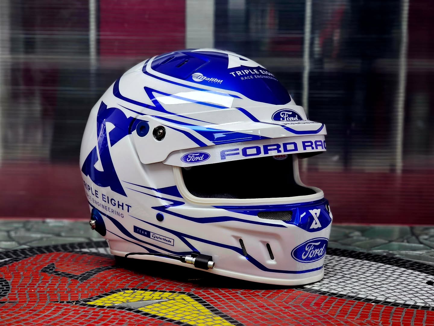 Special one for @jamiewhincup. A special thankyou to Tiff from @wrap.vault for the help getting those visors done. Our good friend Bryce from @msgd16 isnt very well so prayers for his speedy recovery. @antman_custom_trix @revracegear @fordracing