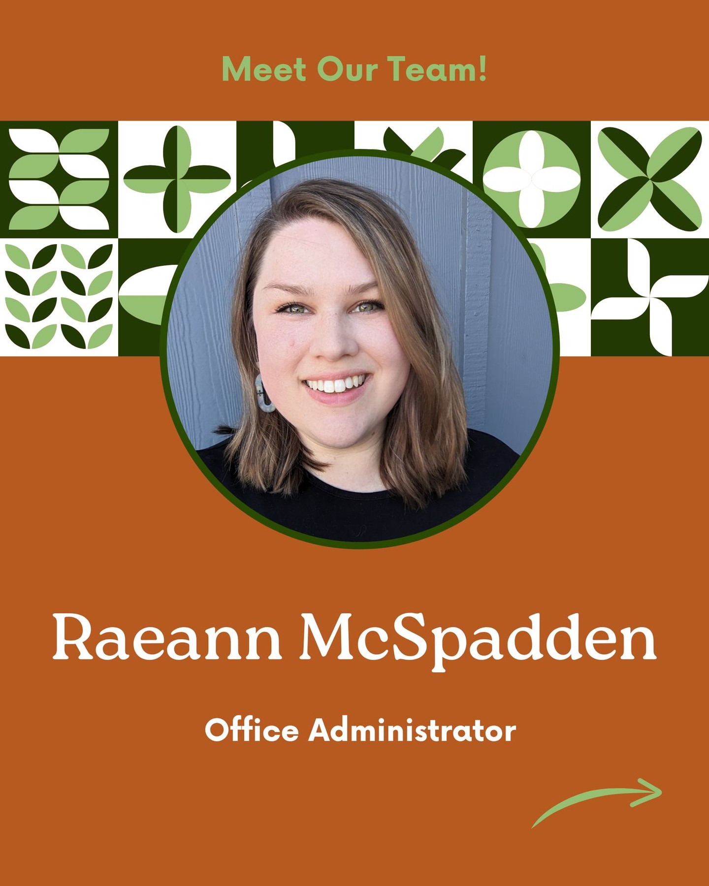 ⭐Staff Spotlight!⭐
Meet Raeann!
As our Office Administrator, she is often the first person you’ll connect with at McKee Collaborative Therapy. With a background in psychology and years of experience supporting children and families, she brings warmth, organization, and proactive support to the client experience, helping with client onboarding, care coordination, insurance and billing guidance, and overall office operations.
Raeann enjoys connecting with new families to see how our team can provide meaningful support. Reach out with any questions, and swipe to learn some fun facts!
#mentalhealth #affirmingtherapist #anxietytherapist #durhamnctherapist #nctriangle