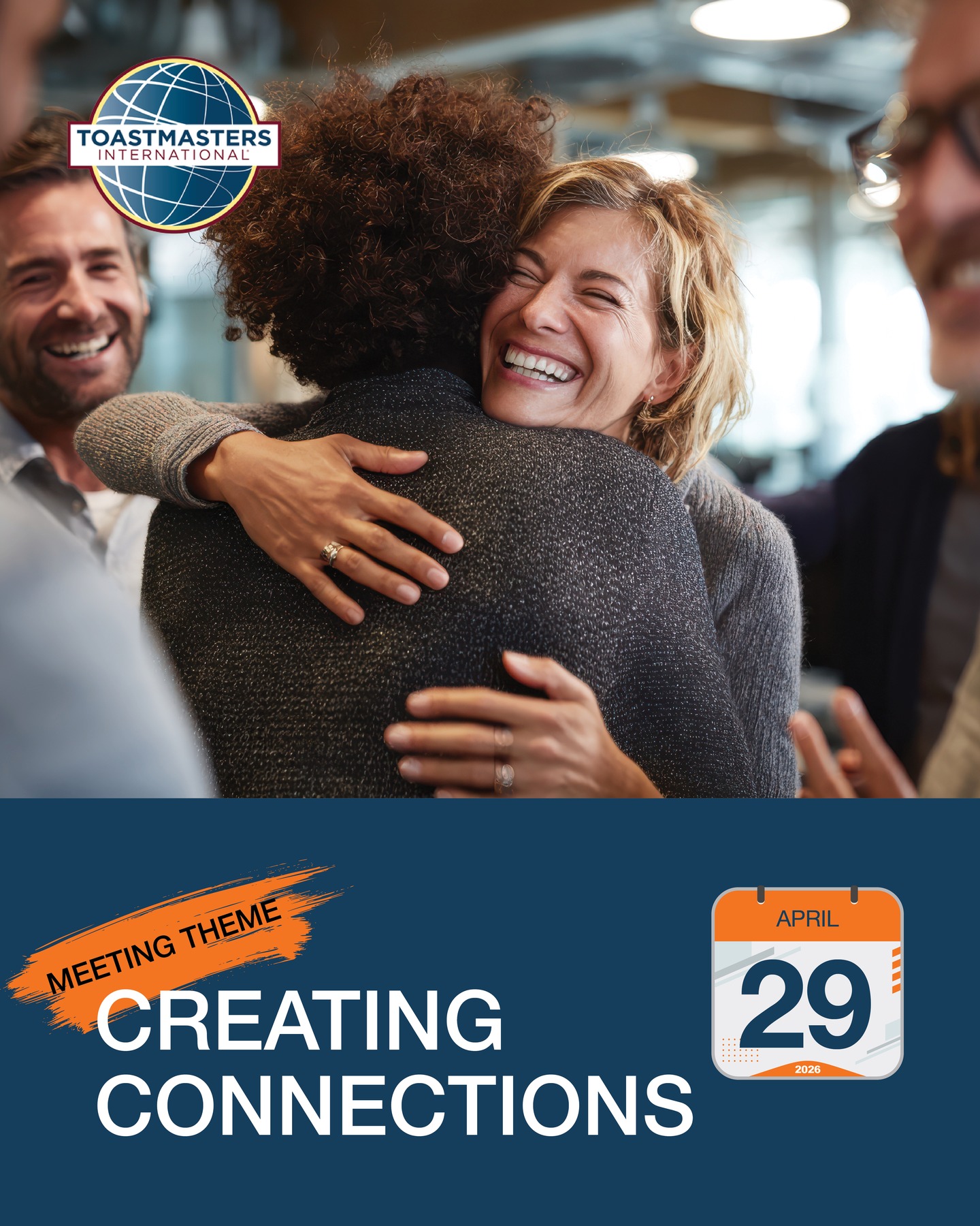 Creating Connections ✨
The difference between being heard…
and being remembered?
Connection.
This Wednesday, step into a room where conversations matter, confidence grows, and people genuinely support each other.
If you want to:
• Speak with more ease
• Connect more naturally
• Build stronger relationships
This is your space.
🗓 April 29
⏰ 7:00–9:00 PM PT
🌐 Online (Zoom)
🔗 www.unicorntribetoastmasters.ca
📧 unicorntribetoastmasters@gmail.com
#UnicornTribe #Toastmasters #Confidence #Communication #LeadershipPresence #NetworkingSkills #SpeakWithImpact #VancouverProfessionals