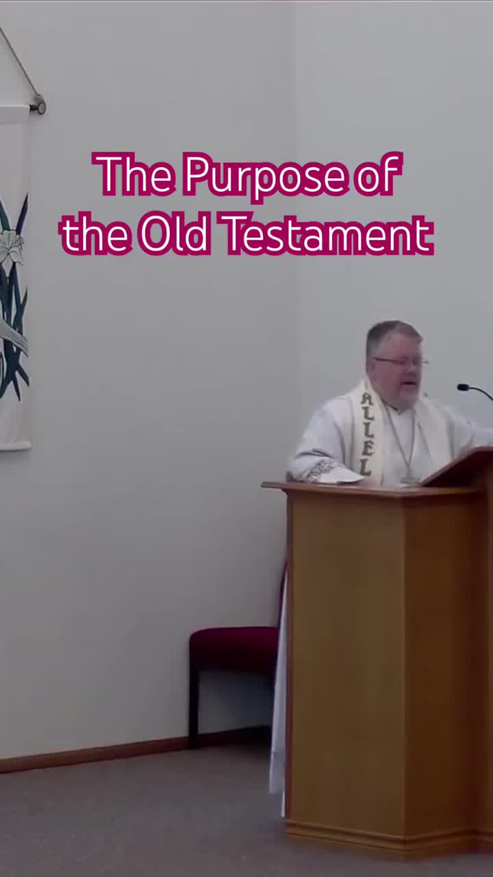 What’s the purpose of the Old Testament to Christianity? #prophecy #Jesus