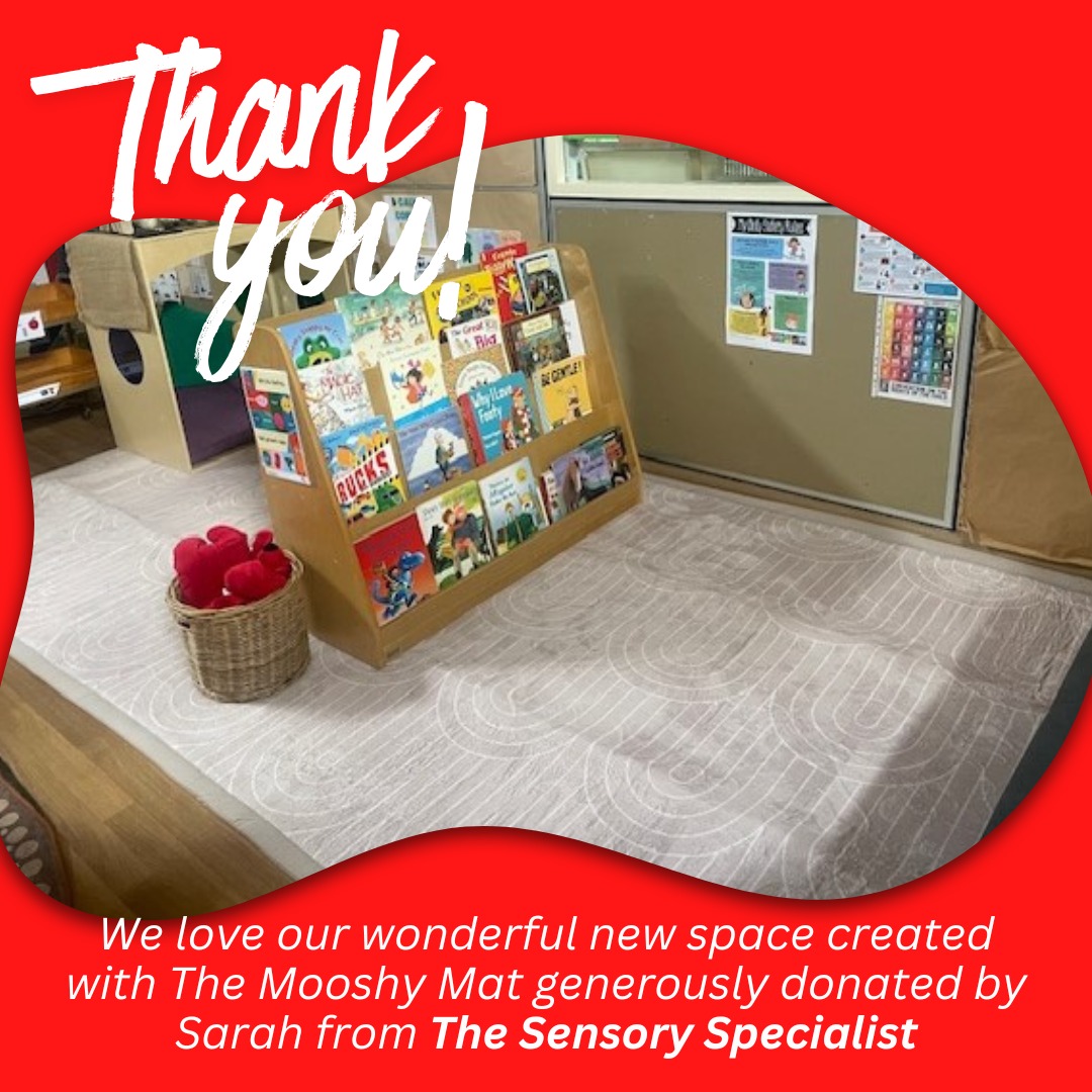 A heartfelt thank you to @thesensoryspecialist for generously donating a sensory mat to our kindergarten. Your support helps create a more inclusive, calming and engaging space for our children to learn and grow.