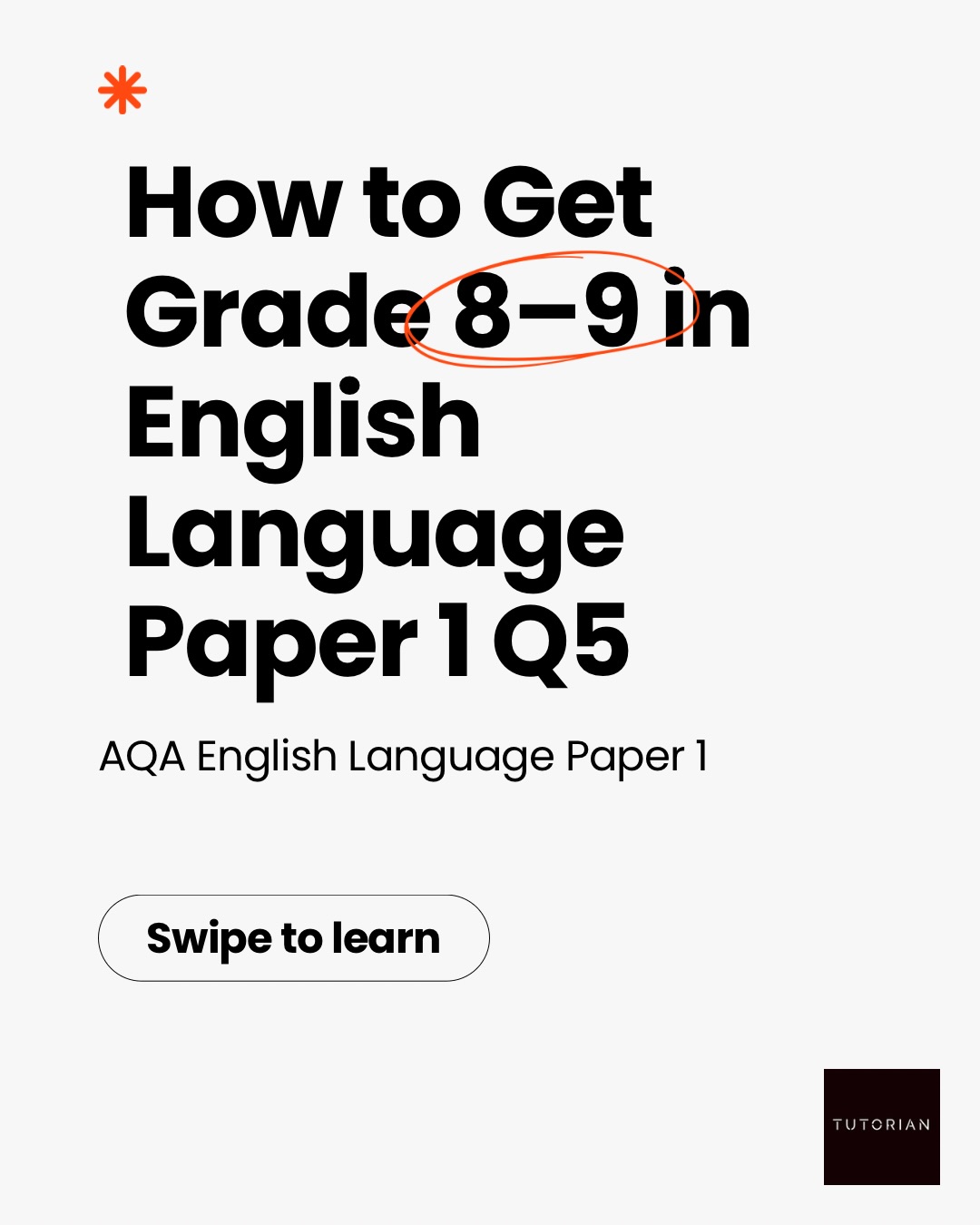 Struggling with English Language Paper 1 Q5?
This question is worth 40 marks - and most students lose marks by overcomplicating it.
Keep it simple:
✔ One clear idea
✔ Zoom in on detail
✔ Use structure
That’s how you move from Grade 5 → Grade 8+
📌 Save this before your exam
👥 Share with a friend revising GCSE English
📩 DM me “Q5” if you want a full model answer
#gcseenglish #aqaenglish #englishlanguage #gcserevision #studyhelp