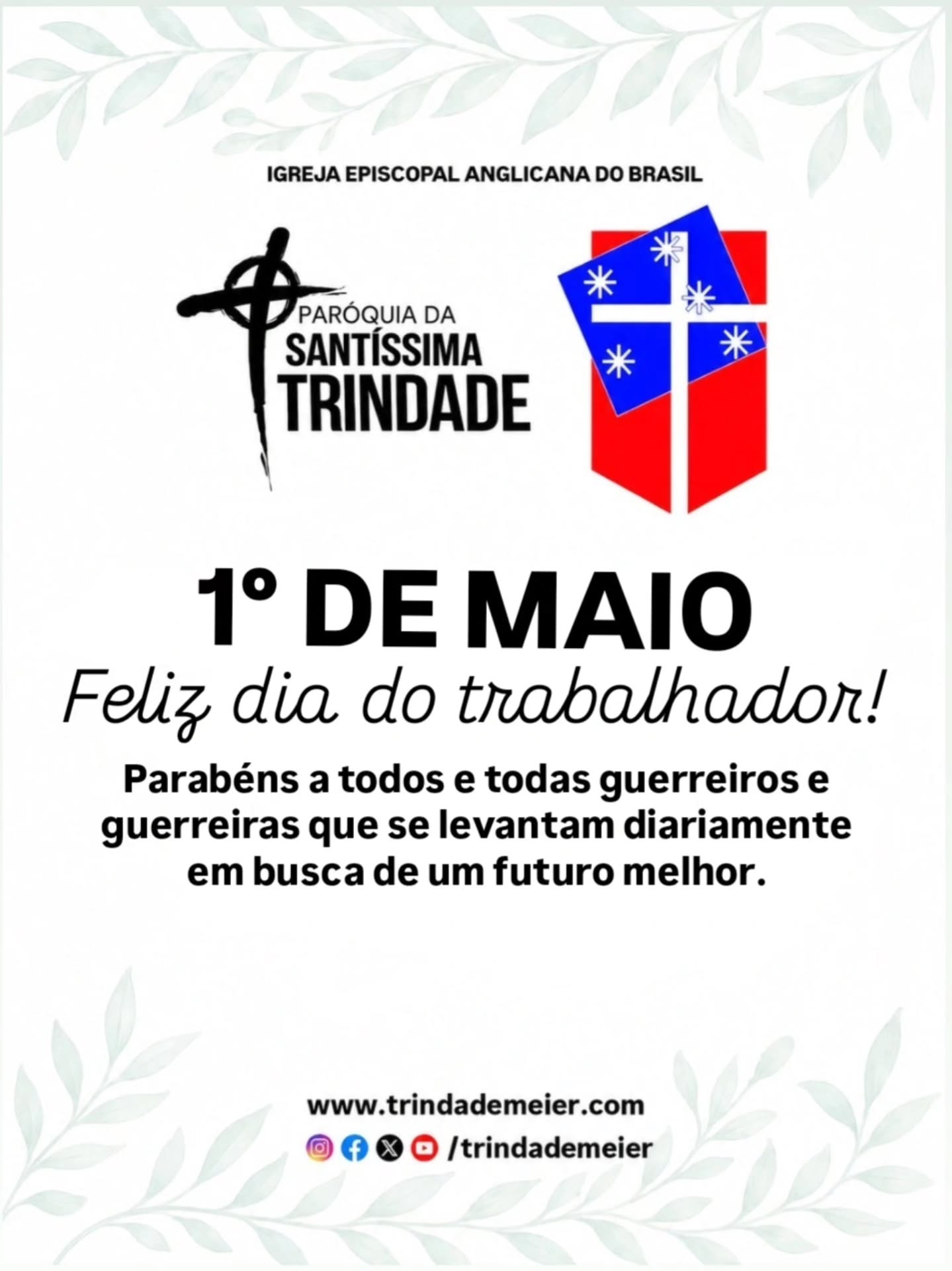 Feliz dia mundial dos trabalhadores!