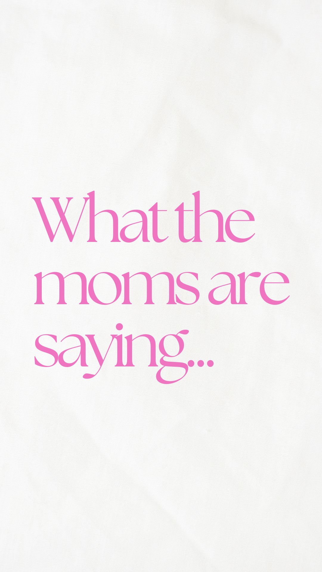 We could tell you what Take a MOMent feels like, but we'd rather let them. 🎀
Thank you to every mom who's trusted us with her motherhood journey and has taken the time to share it. It means more than you know.