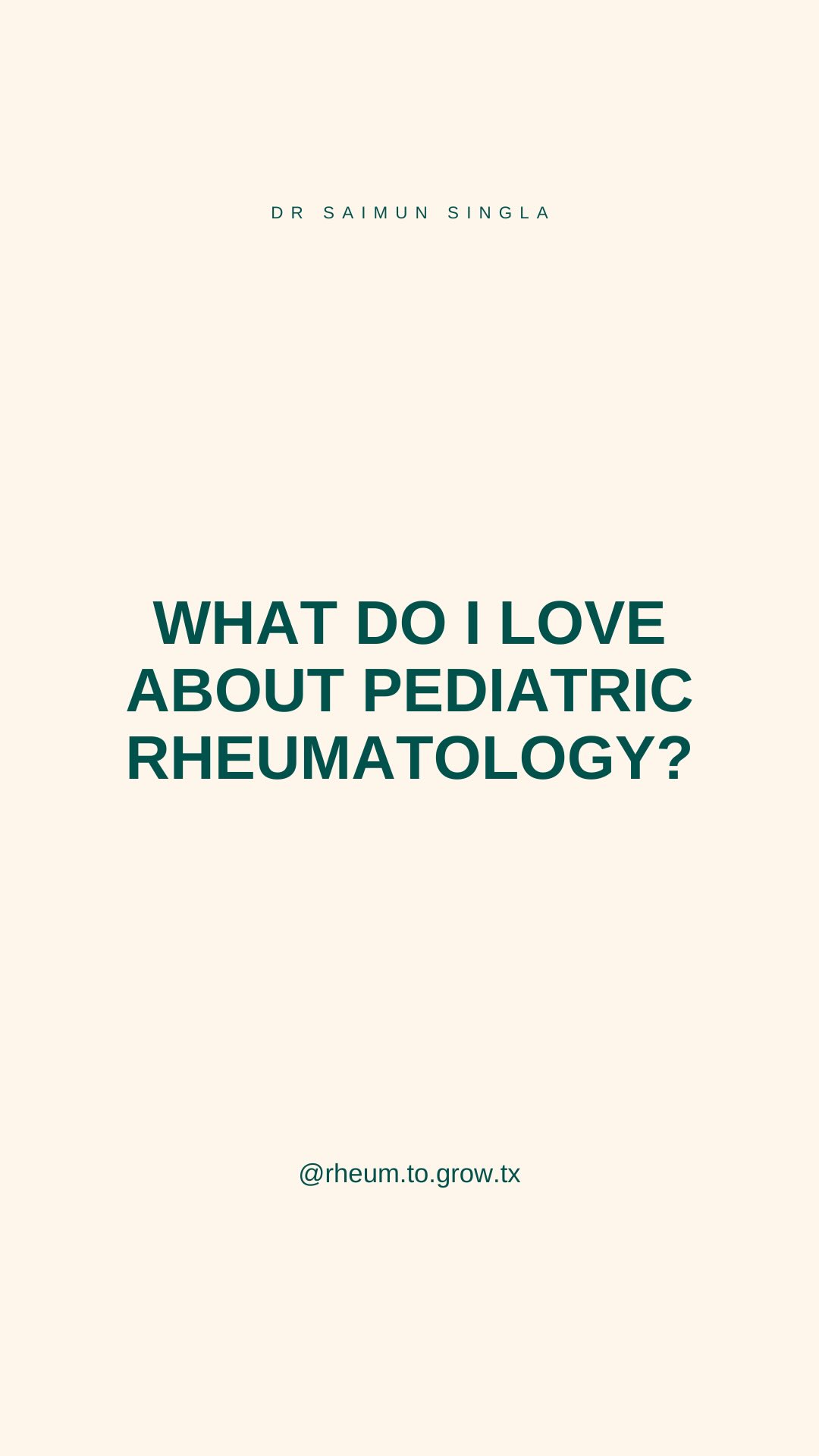 A resident recently asked me: what do you actually love about pediatric rheumatology… and who is it really for?
Here’s my honest answer 🤍
What I love most is that pediatric rheumatology sits at the intersection of 🔍 detective work and 🤝 deep, long-term relationships.
The diagnoses aren’t always straightforward. You’re piecing together patterns across organ systems, labs, symptoms, and time. It keeps you constantly thinking and learning.
But just as important are the relationships.
You’re not just treating a diagnosis. You’re walking alongside kids and their families through uncertainty, fear, and big life changes. And when a child goes from barely functioning to thriving again… there’s nothing more meaningful ✨
A few misconceptions I hear all the time:
“These diseases are rare so you won’t see much.”�Volume may be lower than general pediatrics, but the care is long-term and incredibly impactful. You often follow patients for years.
“It must be depressing since it’s chronic illness.”�It can be heavy, yes. But when the right treatment clicks, the transformation is incredible. That’s the part people don’t always see 💫
So who is this field a good fit for?
If you love solving complex problems 🧠�If you’re comfortable in the gray and uncertainty 🌫️�If you value long-term relationships ❤️�If you think holistically, not just one organ 🌿
This isn’t a high-volume or procedure-heavy specialty.
It’s about depth, both intellectually and emotionally.
If you’re someone who prefers depth over speed… this field is really special 💛
#pediatricrheumatologist #medicalresident #resident #doctorintraining #medicalstudent