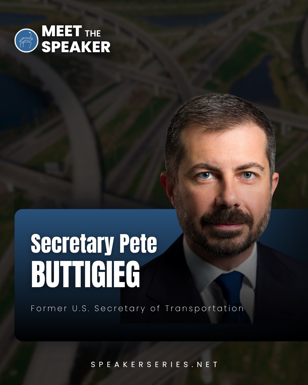 Meet the speaker closing out MPSF’s 36th season: Secretary Pete Buttigieg!
From mayor of South Bend to U.S. Secretary of Transportation, Buttigieg has led at every level of public service. During his tenure in Washington, he launched over 70,000 infrastructure projects, expanded airline passenger protections, and helped resolve pandemic-era supply chain challenges — all while advancing safety and innovation across the nation’s transportation systems.
A Rhodes Scholar and Navy veteran, Buttigieg continues to inspire with his vision for leadership and civic engagement. Join us for an evening of reflections on service, progress, and the future of our country.