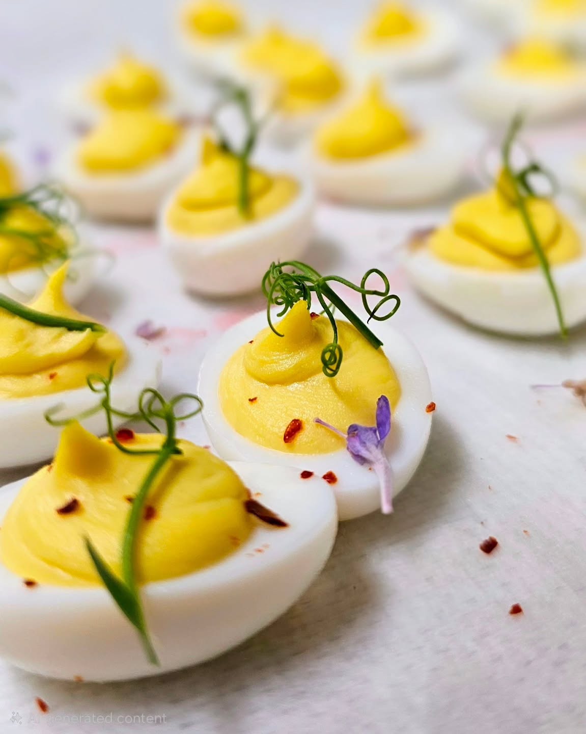 Deviled quail eggs for a bespoke baby shower. Delicate, refined, and perfectly bite-sized.
#babyshower #deviledeggs #bespoke #elegant #cheflife🔪