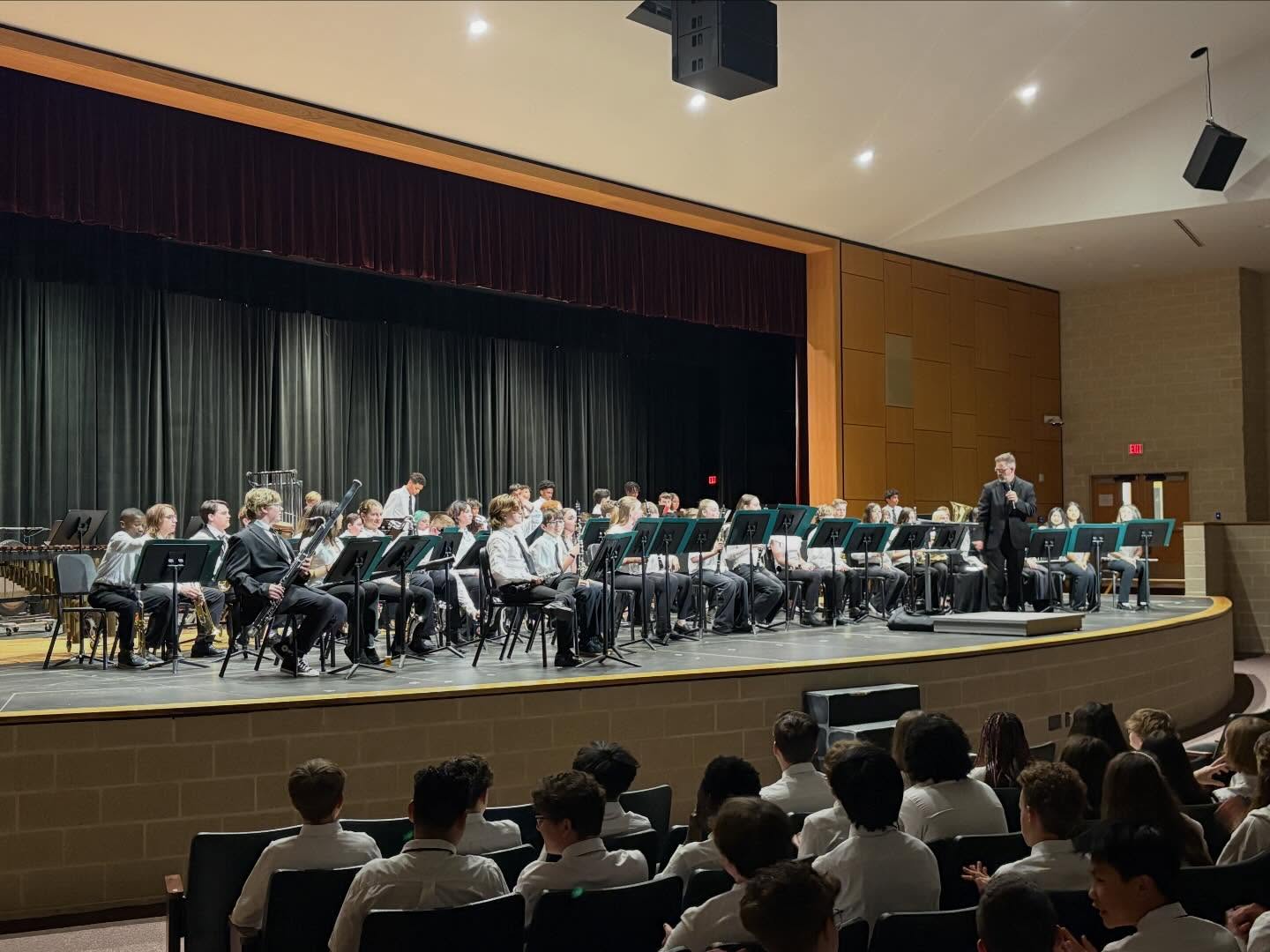 Congratulations to our 7th and 8th Grade Concert Bands for a fantastic Spring Concert last night! It was amazing to hear the fantastic music making taking place at the Middle School.