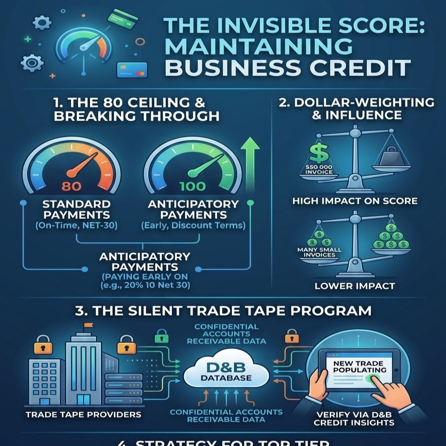 In the quiet, fluorescent-lit corridors of the global financial system, there is a ghost that follows every entrepreneur. It doesn’t sleep, it doesn’t take weekends off, and it never forgets a debt. It isn’t your accountant, and it isn’t the IRS. It is your Business Credit Profile—a digital shadow that speaks about you in rooms you aren’t allowed to enter and influences decisions made by people you will never meet.
Most small business owners treat their business credit like a smoke detector: they ignore it until it starts screaming. They assume that as long as they are "good people" who pay their bills eventually, the system will recognize their integrity. But the world of commercial credit doesn’t care about your integrity. It cares about your data.
In the consumer world, we are coddled by the Fair Credit Reporting Act. We have rights, we have transparency, and we have a scoring system that feels like a high school report card—logical, predictable, and fair. But when you step into the arena of business credit, the safety rails vanish. You are no longer a "consumer"; you are a "commercial entity," and in this world, the rules are written in the blood of high-stakes contracts and the cold logic of algorithmic risk.
This guide breaks down the technical mechanics you need to master to ensure your business remains "bankable" and ready for growth.
READ MORE: https://www.starpointcreditsolutions.com/post/the-invisible-score-a-small-business-owner-s-guide-to-monitoring-and-maintaining-business-credit
INCLUDES TIPS AND TECHNIQUES:
• The Reality of the "80 Ceiling"
• Breaking into the 81–100 Range
• The Mechanics of Dollar-Weighting
• Why the Size of the Check Matters
• The "Silent" Trade Tape Program
• Proactive Maintenance and Auditing
• Strategy for the 81–100 Push
#businesscredittips
#smallbusinessownersupport
#smallbusiness
#businesscredit
#businesscreditbuilding
#businesscreditrepair
#businessvendors
#creditapprovals
#creditbuilding
#businesscreditfacts
