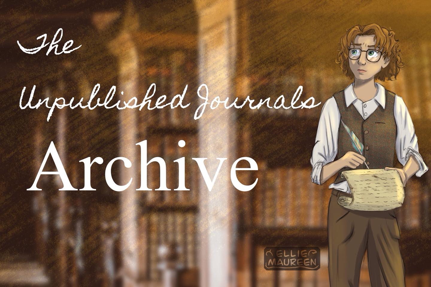 THIS IS HAPPENING
Drum roll, please!
.
Now launching The Unpublished Journals Archive! Monthly short stories delivered right to your mailbox. The Archivist lives outside of space and time, meaning that these stories are in no way limited by genre.
The post has steadily lost its charm and romance, and I think it highlights time we look forward to something in our mailboxes again.
Learn more by heading to elliemaureen.com and navigating to the Archivist page!
.
.
.
.
#fiction #shortstory #brandnew #fantasy