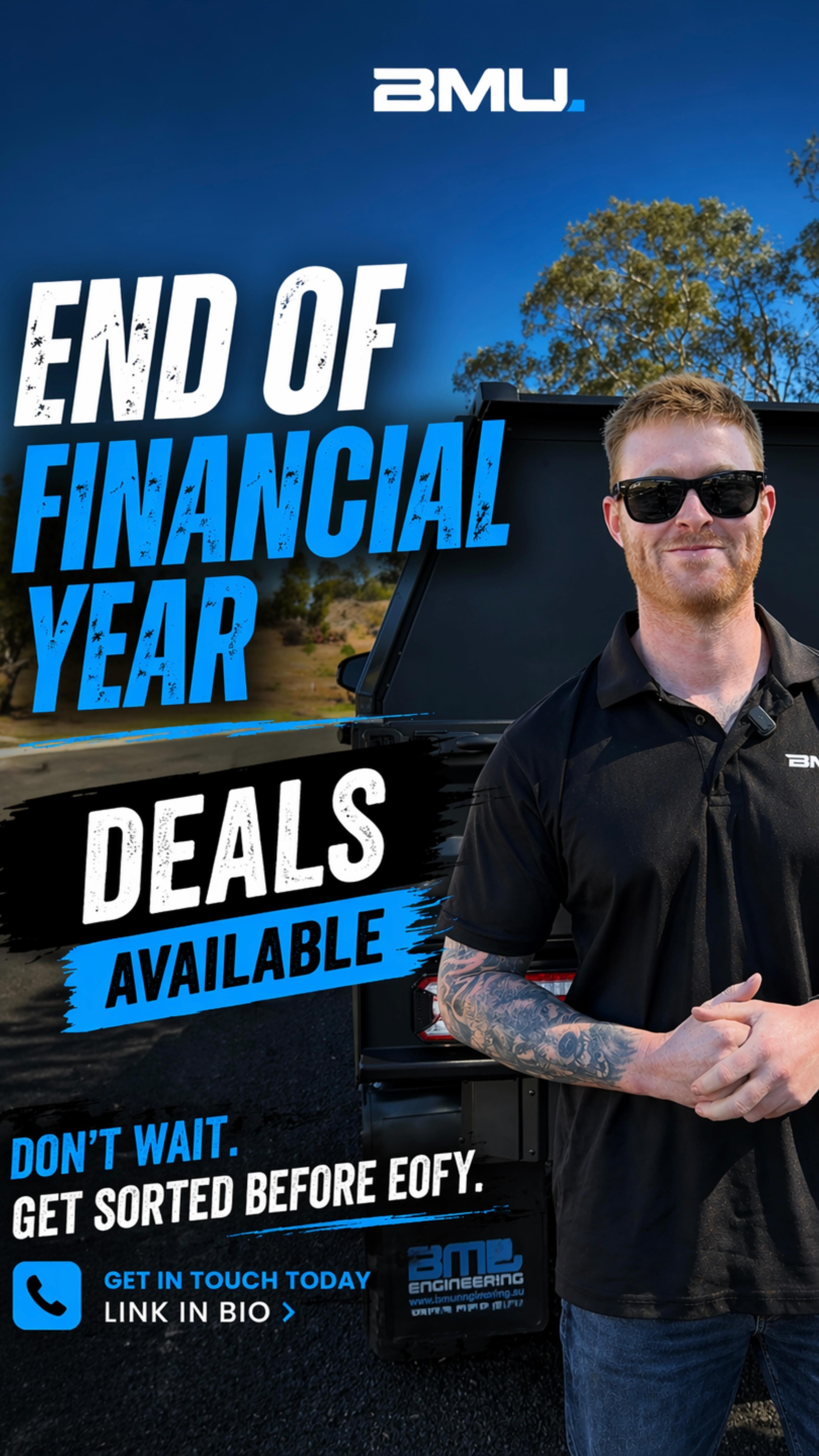 EOFY is here. Best time to upgrade your setup.
With the end of financial year coming up and the instant asset write off still in play, there’s never been a better time to get into a new ute build.
We’re running EOFY deals tailored to each customer, so whether it’s a tray, canopy or full setup, we’ll work with you to build something that suits how you use your vehicle.
With fitting agents across NSW and a pickup and drop off service available, we can get you sorted no matter where you’re based.
If you’ve been thinking about upgrading your setup, now’s the time to do it.
Get in touch with the team via the link in our bio.
#EOFYDeals #UteUpgrade #BMUBuild