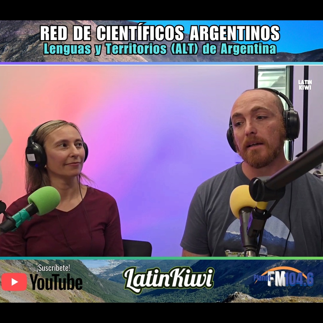 La Red de Científicos Argentinos en Nueva Zelanda presenta la exhibición "Al Viento" una muestra que explora la historia y la actualidad de las lenguas indígenas del sur de Argentina, visibilizando su resistencia, memoria y transmisión a nuevas generaciones a través de material audiovisual y documental. Tuve la oportunidad de conversar con ellos sobre este evento en Planet FM 104.6, radio en español que lleva 5 años promoviendo y dando visibilidad a la comunidad latina en Aotearoa. Puedes visitar la exhibición en @pachamama_nz del 28 de Abril al 10 de Mayo 2026 de 10 am a 4pm. ¡ Suscríbete a Latinkiwi Youtube para más entrevistas con Latinos en Akl NZ! o ve a www.latinkiwi.com @redcientificosargnz
