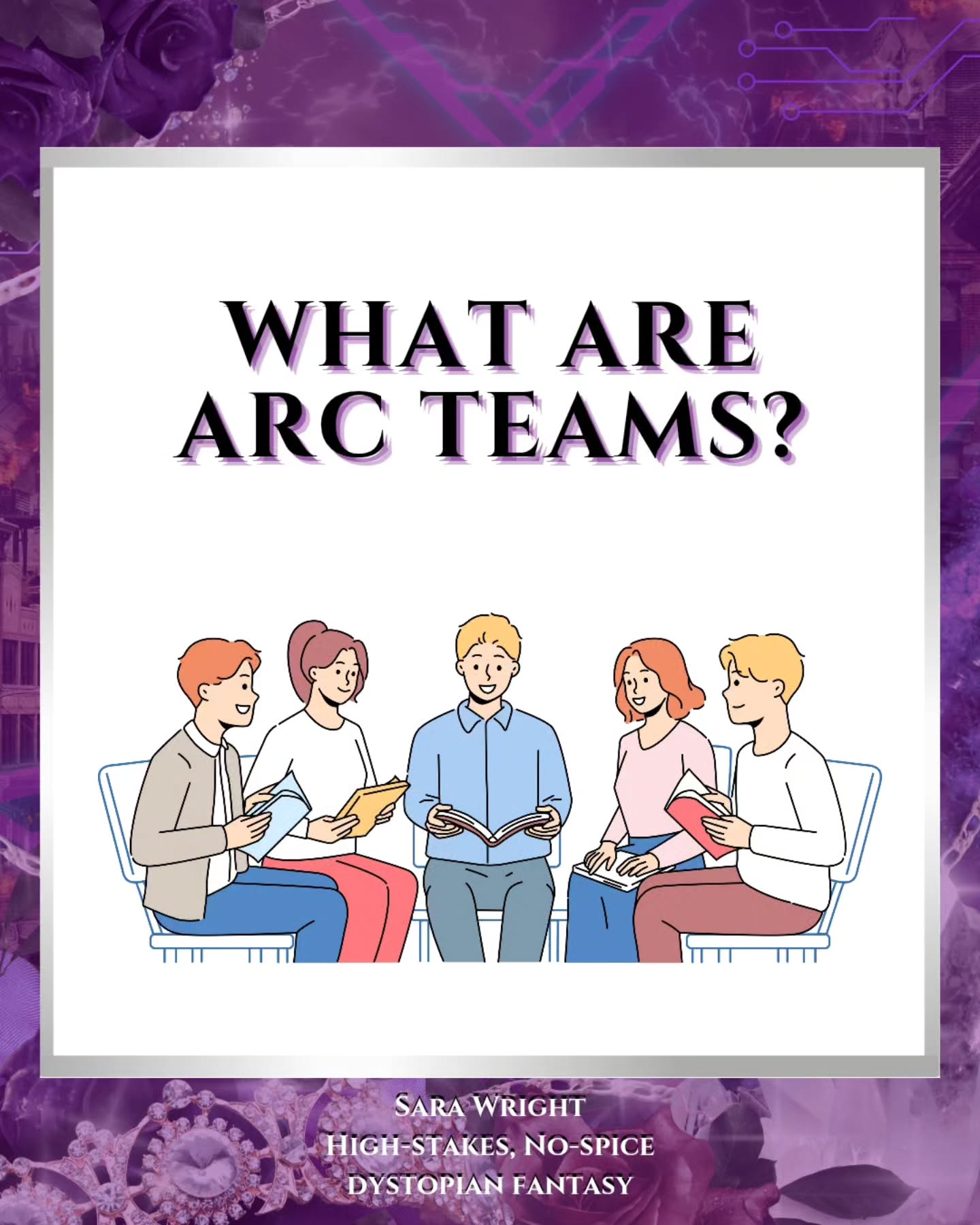 ❓️Have you ever joined an ARC Team? Whether you read one fantasy or dystopian book a month or ten, consider joining the ARC teams of your favorite authors.
If you’ve never heard of an ARC book before, it means that you receive a book in advance of its launch. The author or publishers goal is to try to get as many reviews as possible on the day the book goes on sale.
ARC and Street Teams are so important... especially to us indie authors. Without the help of readers willing to pick up and review our books, they would never be seen.
All you have to do as an ARC reader is:
– Read early copies
– Share your thoughts on platforms like Amazon,
Goodreads, Bookbub
ARC copies cost nothing to you as the reader... but they can cost the author time and money. So don’t join more teams than you can handle. We are relying on your review to come though.
And I just want to say thank you to all of the readers who have supported my book launches. You guys are so amazing. 🥰
And if you miss the dystopian era and want to read more books with trials like the Hunger Games, augmented realities like Divergent, and the superpowers like Red Queen...
Then The Ember Crown series is calling your name.
The first book in the series, Rising Ember, is already out. But if you didn’t get a chance to be on my ARC team don’t worry. You can read it as part of your Kindle Unlimited subscription. Or request the book in your local library.
And if you’re waiting for book 2... it’s coming this JUNE!
📚 Comment “FACTION” to join the team or learn more.
#Sarawrightbooks #fantasyseries #DystopianFantasy #theembercrownseries #DystopianReads