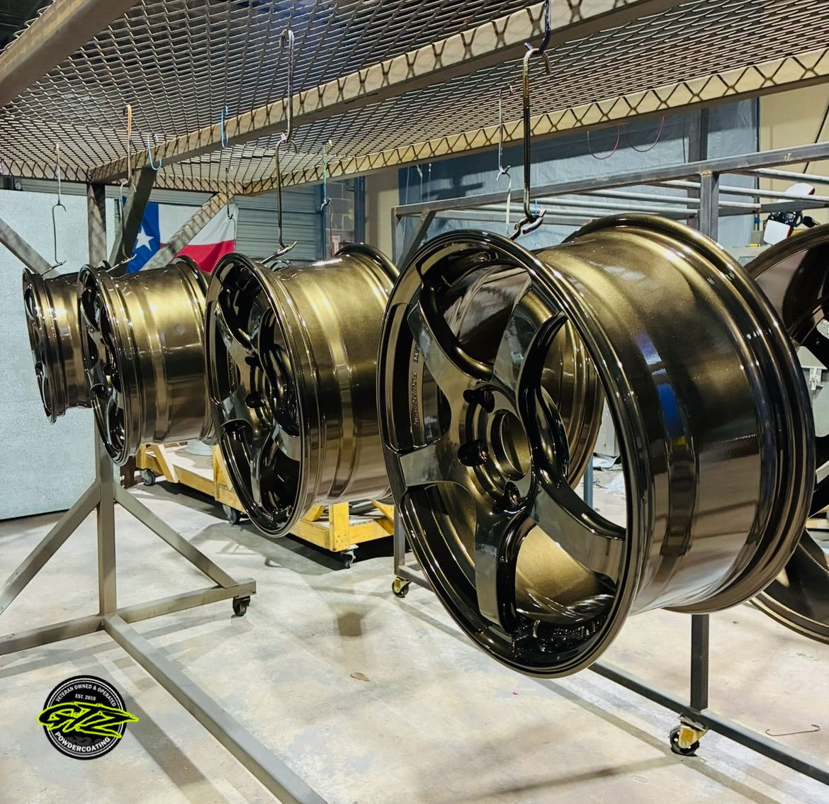 Wheels coated up in @prismaticpowders Bronze Chrome
#gtzpowdercoating #powdercoat #powdercoated #powdercoating #sanantonio
GTZ Powder Coating & Auto Styling
7819 Fortune Drive Suite 101
San Antonio, Texas 78250
Call/Text 210-627-5273
π Powder Coating
π Paint Protection Film
π Vehicle Detailing
π Vinyl Wraps
π Window Tint
π Chrome Deletes
π Caliper Painting
π Paint Correction
π Ceramic Coating
π High Temp Ceramic Coating