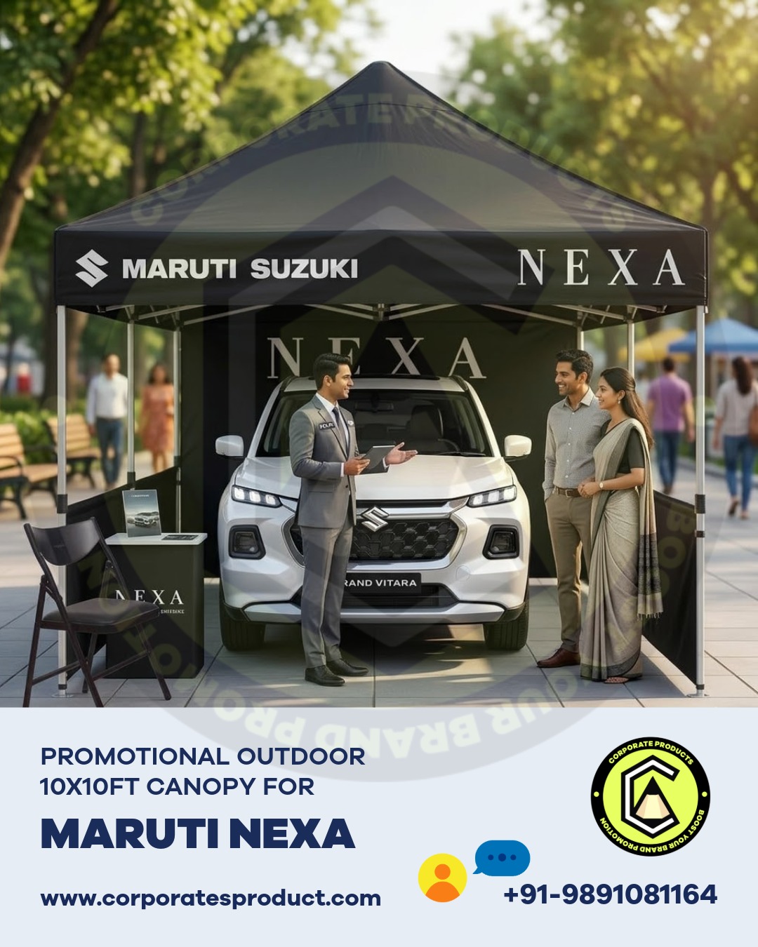 Take your Maruti NEXA promotions outside the showroom with premium printed canopies.
Perfect for test‑drive camps, society activations and weekend roadshows – strong frame, waterproof fabric and sharp branding that catches every eye.
We manufacture and supply NEXA promotional canopies with custom printing, fast delivery and dealer‑friendly pricing.
DM “NEXA CANOPY” for sizes, prices and pan‑India supply details.
#MarutiNexa #NexaCanopy #NexaShowroom #OutdoorBranding #PromotionalCanopy #CarDealerMarketing #RoadshowTent #TestDriveCamp #BrandCanopy #AutoDealership #MarketingTent #DelhiManufacturer #PanIndiaDelivery
maruti nexa promotional canopy
maruti nexa dealership canopy tent
nexa outdoor marketing tent
nexa demo canopy for car showroom
custom printed canopy for nexa showrooms
outdoor promotional canopy for car dealers
branding canopy for auto dealership
10x10 nexa promotional tent
portable canopy for nexa roadshow
canopy manufacturer and supplier for maruti nexa