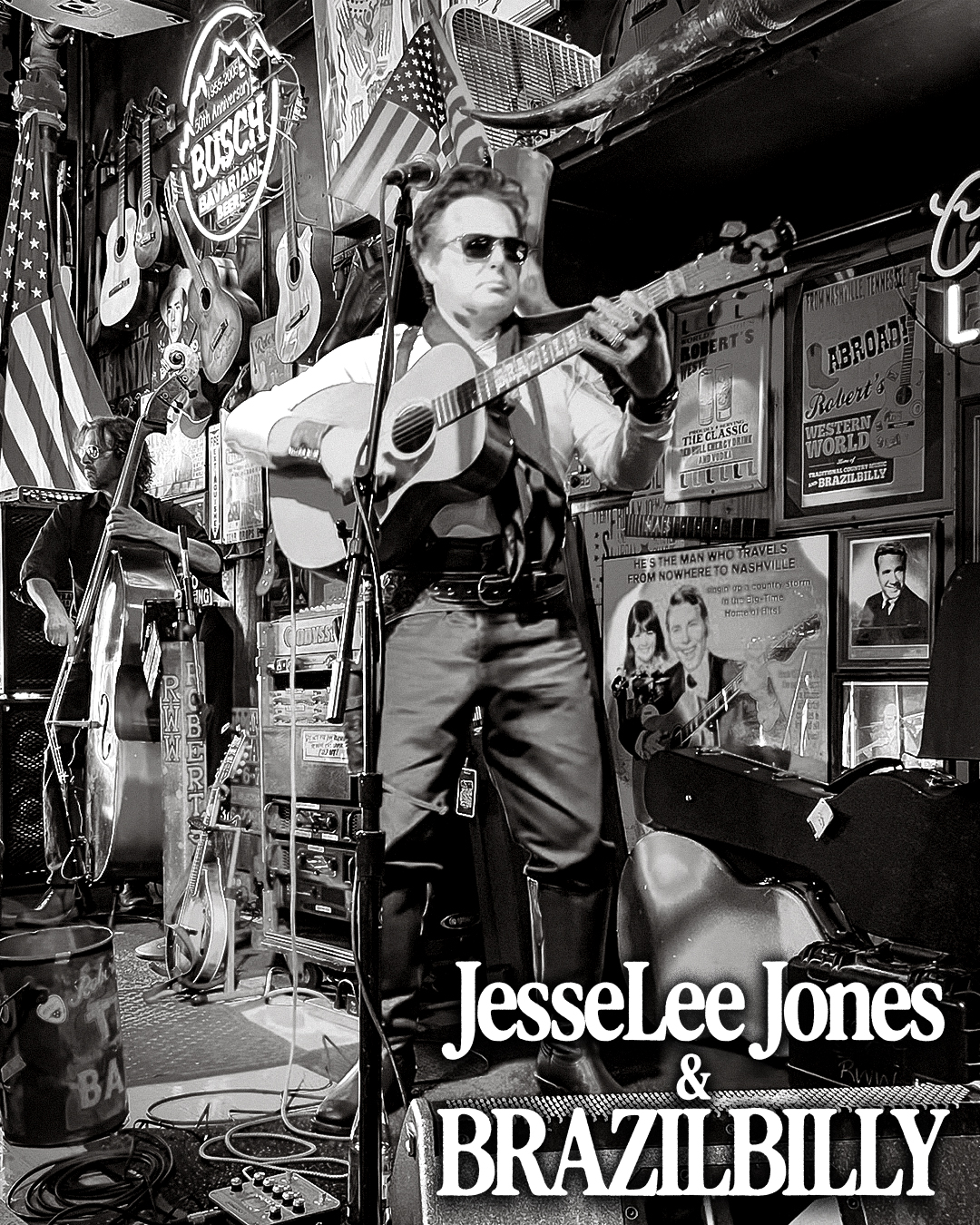 You have some time to get down here and catch the longest playing (and best) house band on Broadway. @jesseleejones & Brazilbilly will take our stage at 2:30. Come on in and request some Marty Robbins, Roy Acuff, Buck Owens and all your traditional country favorites. No one does it better. All this and more at a REAL honky tonk.
#jesseleejones #brazilbilly #traditionalcountrymusic #realhonkytonk