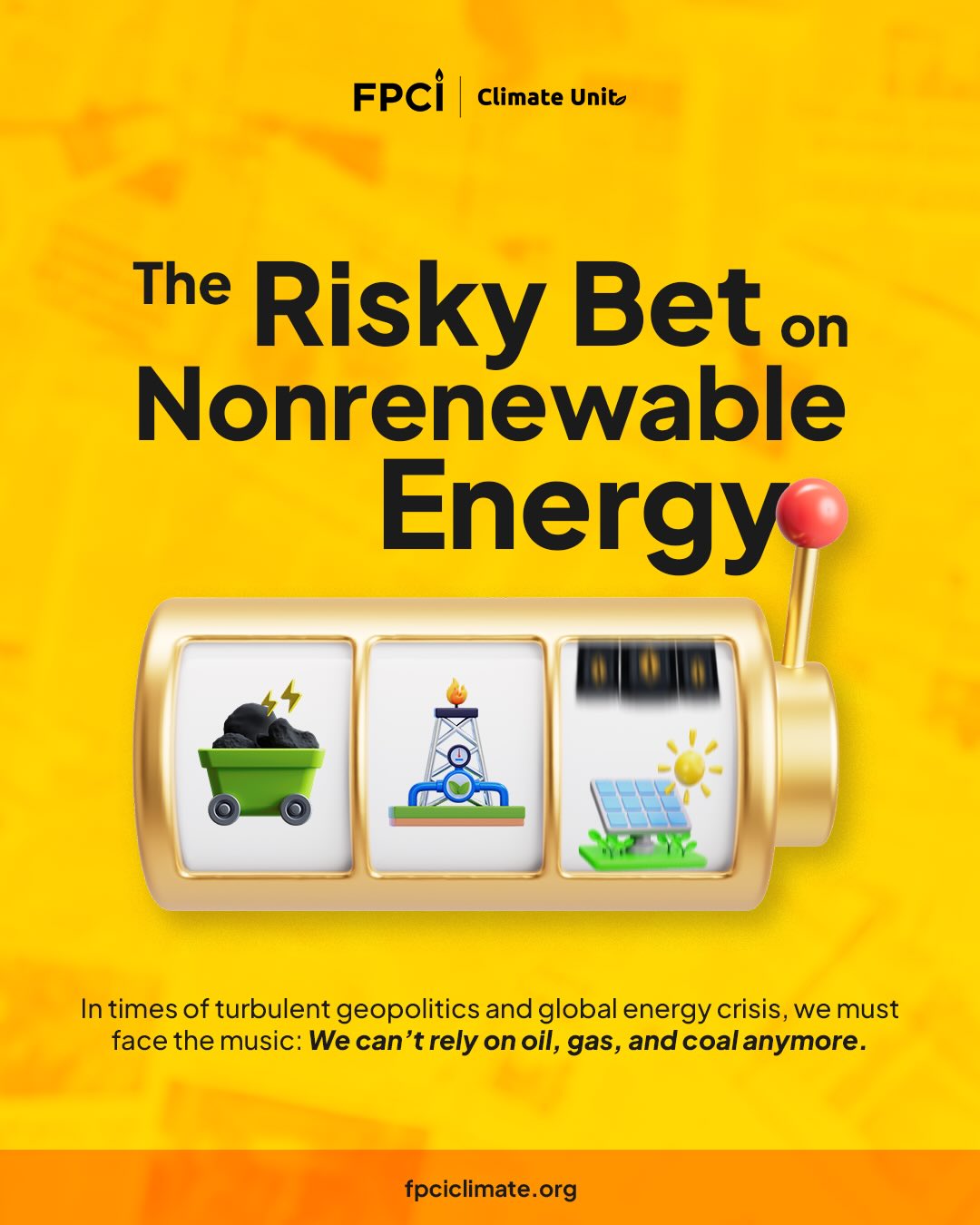 In times of energy crisis, one nonrenewable energy source is substituted for another. This only puts a band-aid over the problem—revealing just how risky these alternatives truly are.
So, what’s the safer solution? Swipe left to find out! 👈
#OilCrisis #EnergyCrisis #RenewableEnergy