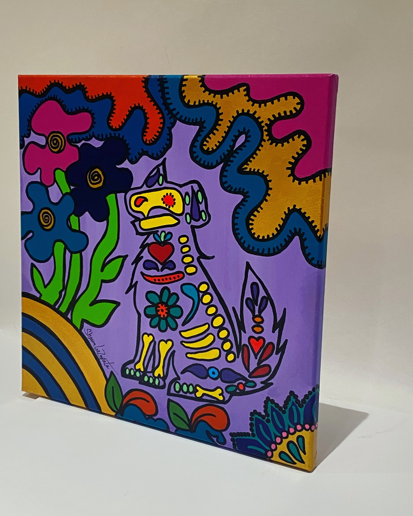 Original painting by @sharonleezapata
XOLO DOG (14"in. x 14" in.) Canvas
Dรญa de los Muertos Xoloitzcuintli
(Xolo is a nickname)
Available for purchase on my website $60
>> Link in my bio <<
or visit โฌ
https://www.sharonleezapataart.com/product-page/xolo-dog-14-in-x-14-in
:
:
: