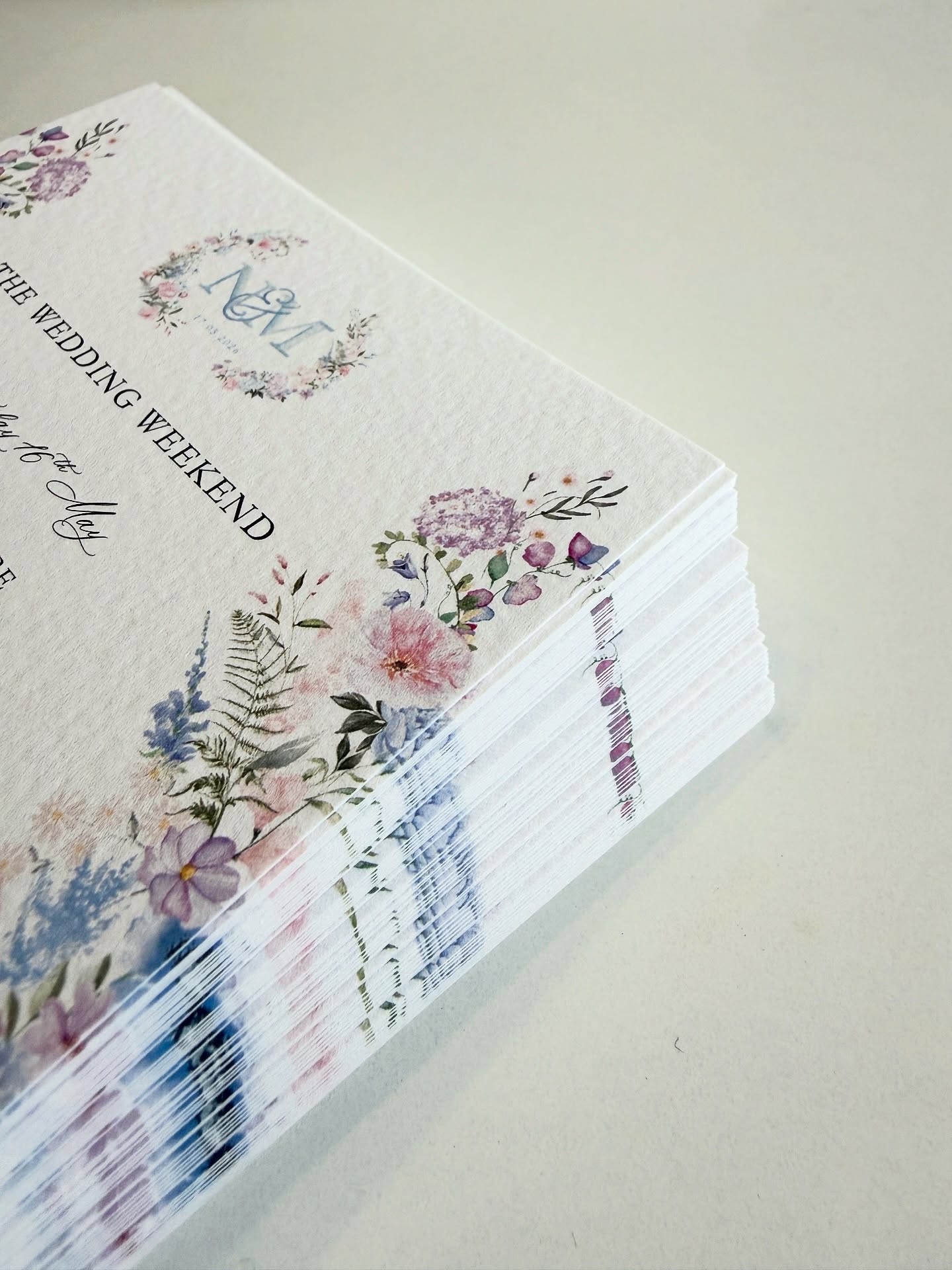 Pink, blues and purples ~ a popular wedding colour palette this season and beyond!
So soft, pretty and romantic for a summery English countryside wedding!
This is part of my Eleanora house collection suite which can be found on my website. All you need to do is let me know your information and details and I’ll create your stationery for you, send you digital proofs ahead of printing and prep all the printing, making, assembling and sorting for you!
#weddingstationerydesign #weddingstationery #weddinginvitations