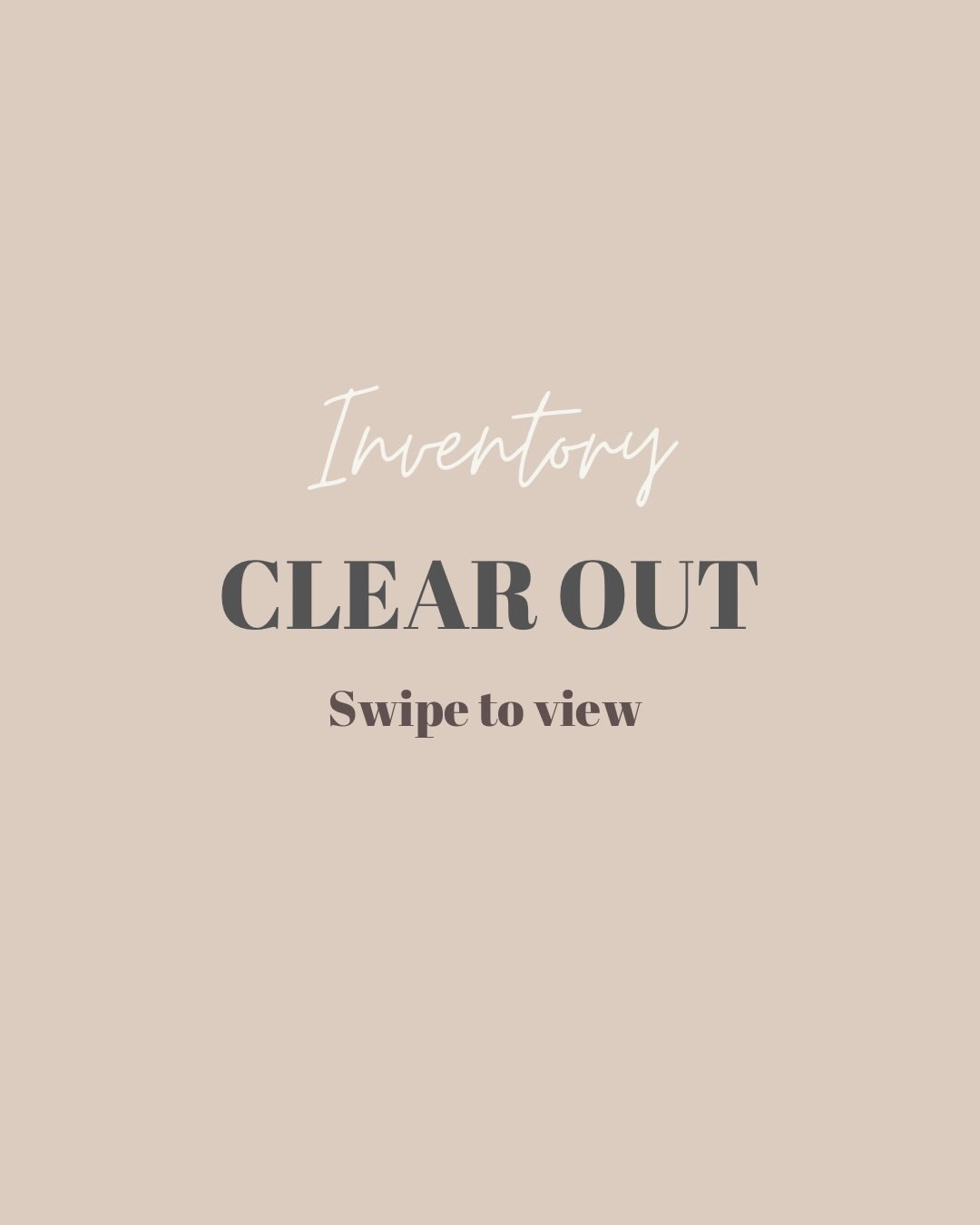 INVENTORY CLEAR OUT!
-
DM us if you’re interested🫶🏻