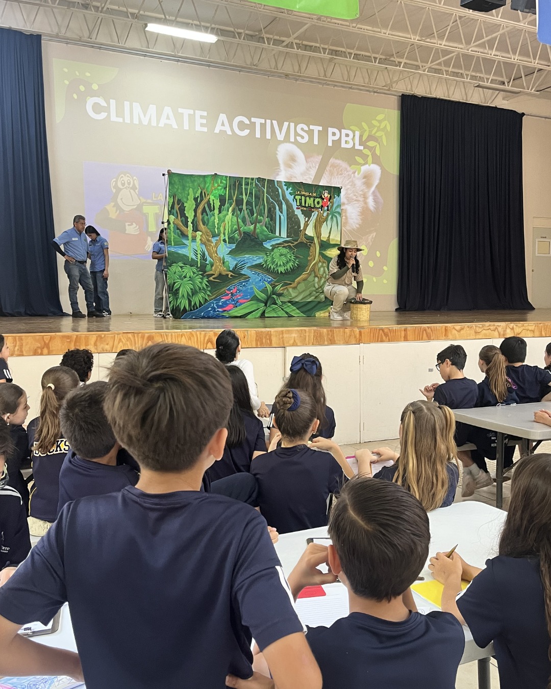3rd grade brought learning to life with a live show from Jungla de Timo. As part of their PBL Understanding Animal Kingdoms, students explored real animal species, their characteristics, and adaptations up close. Curiosity, excitement, and real learning all in one experience. 🐾👏 #WeAreISR