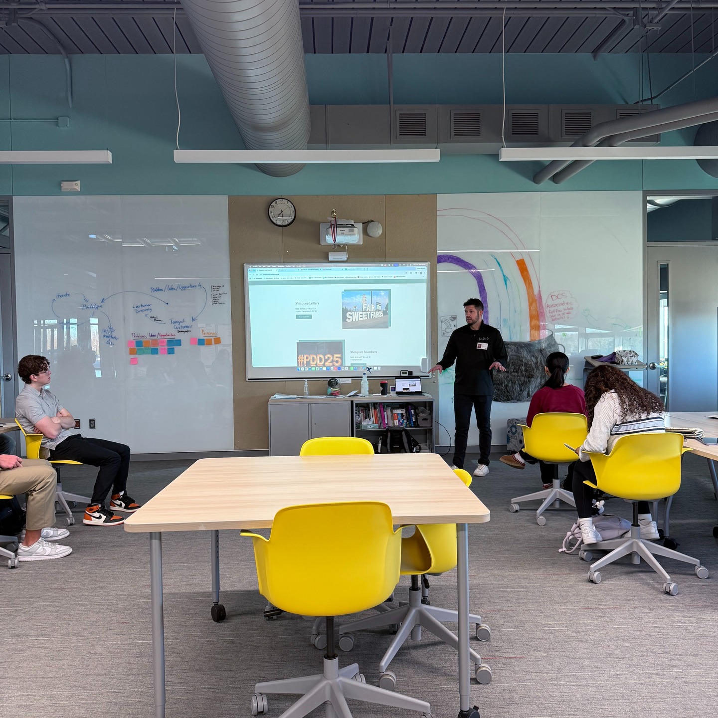 Our owner, Alex RIch, was back with the Waukee APEX Program earlier this year.
There's nothing better than working alongside students to tackle real marketing challenges, think through real business hurdles, and build solutions that actually matter. The future’s in good hands.