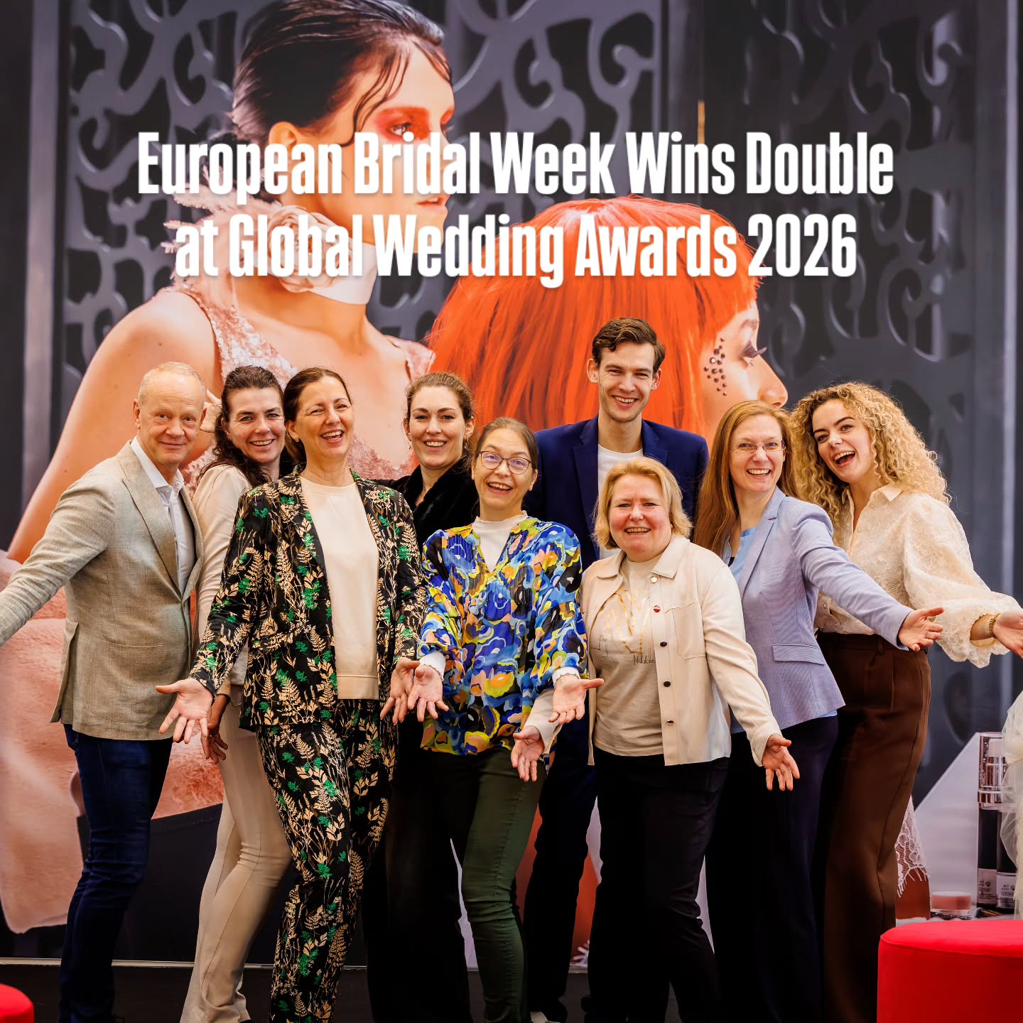 The international bridal industry is celebrating a major milestone as European Bridal Week has been honoured with two prestigious titles at the LUXlife Global Wedding Awards 2026.
The event received: Best Bridal Industry Trade Event 2026 & Europe & Bridal Trade Platform of the Year 2026
This dual recognition further cements European Bridal Week’s position as one of the most influential trade events in the global wedding industry.
European Bridal Week will return to Messe Essen from 3–5 April 2027.
#europeanbridalweek #tradeshow #bridaltrade