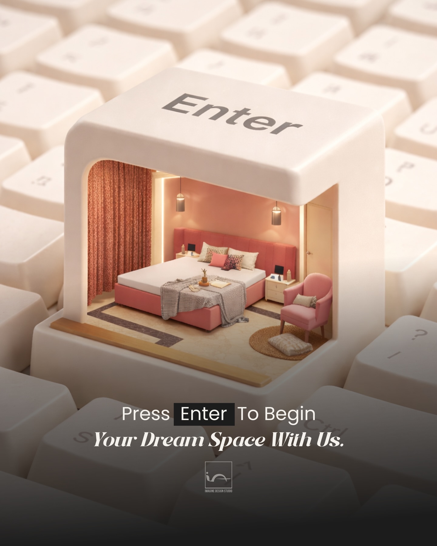 Press Enter to begin a refined living experience. ❣️
At Imagine Design Studio, we translate vision into timeless spaces.
This master bedroom reflects a seamless balance of contemporary elegance and understated luxury where a warm, neutral palette is elevated through soft blush accents, ambient lighting, and meticulously curated textures.
Designed with intention. Crafted with precision.
Because true luxury lies in the details.
#architecture #architectstudio #indore #indorecity #imagine_design_studios
Architecture Studio | Creative Architecture | Space Design | Modern
Building Design | Urban Architecture | Architectural Visualization
Innovative Design | Luxury Architecture
